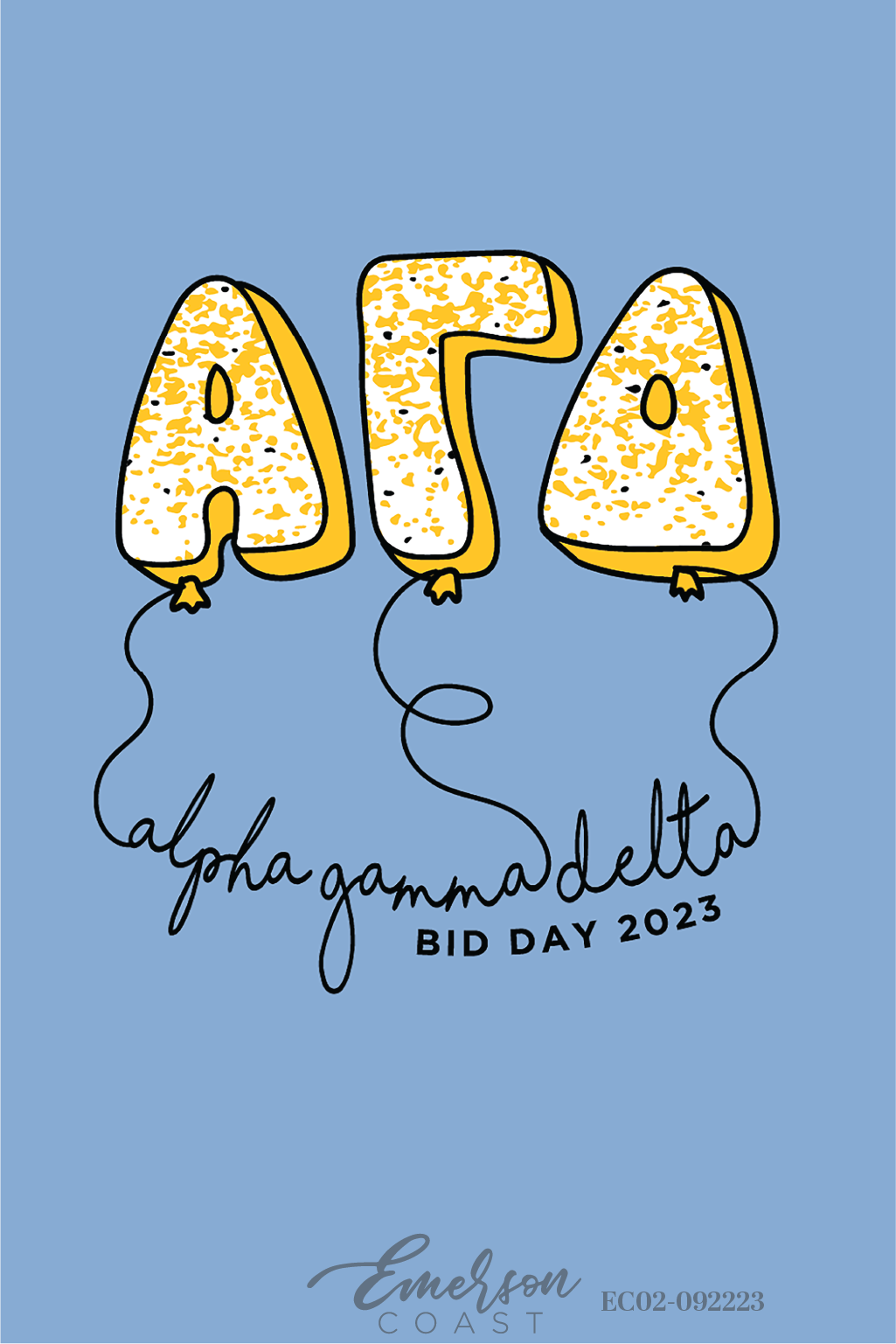 Alpha Gamma Delta Birthday Bid Day T-Shirt