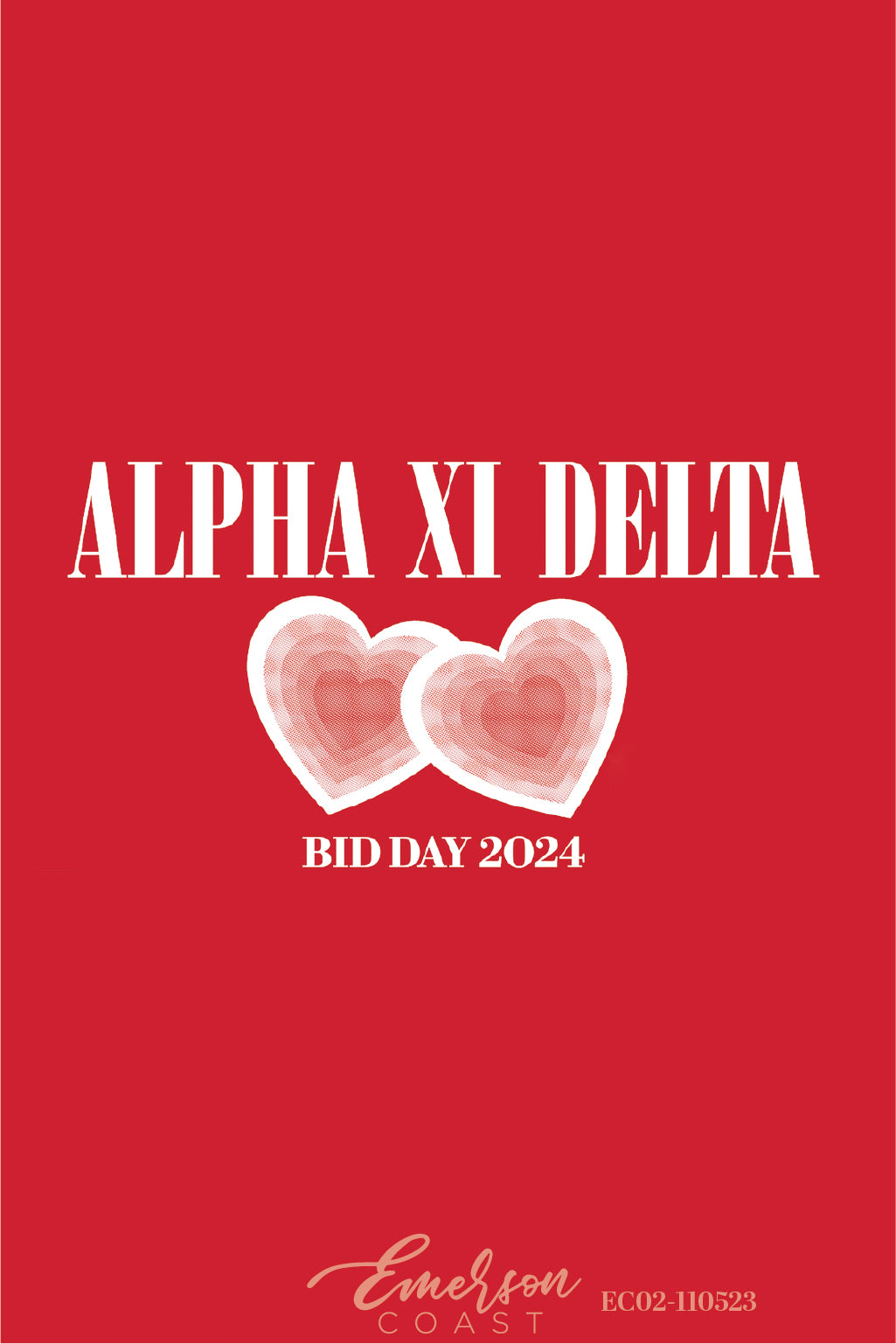 Alpha Xi Delta Red Hot Bid Day T-Shirt