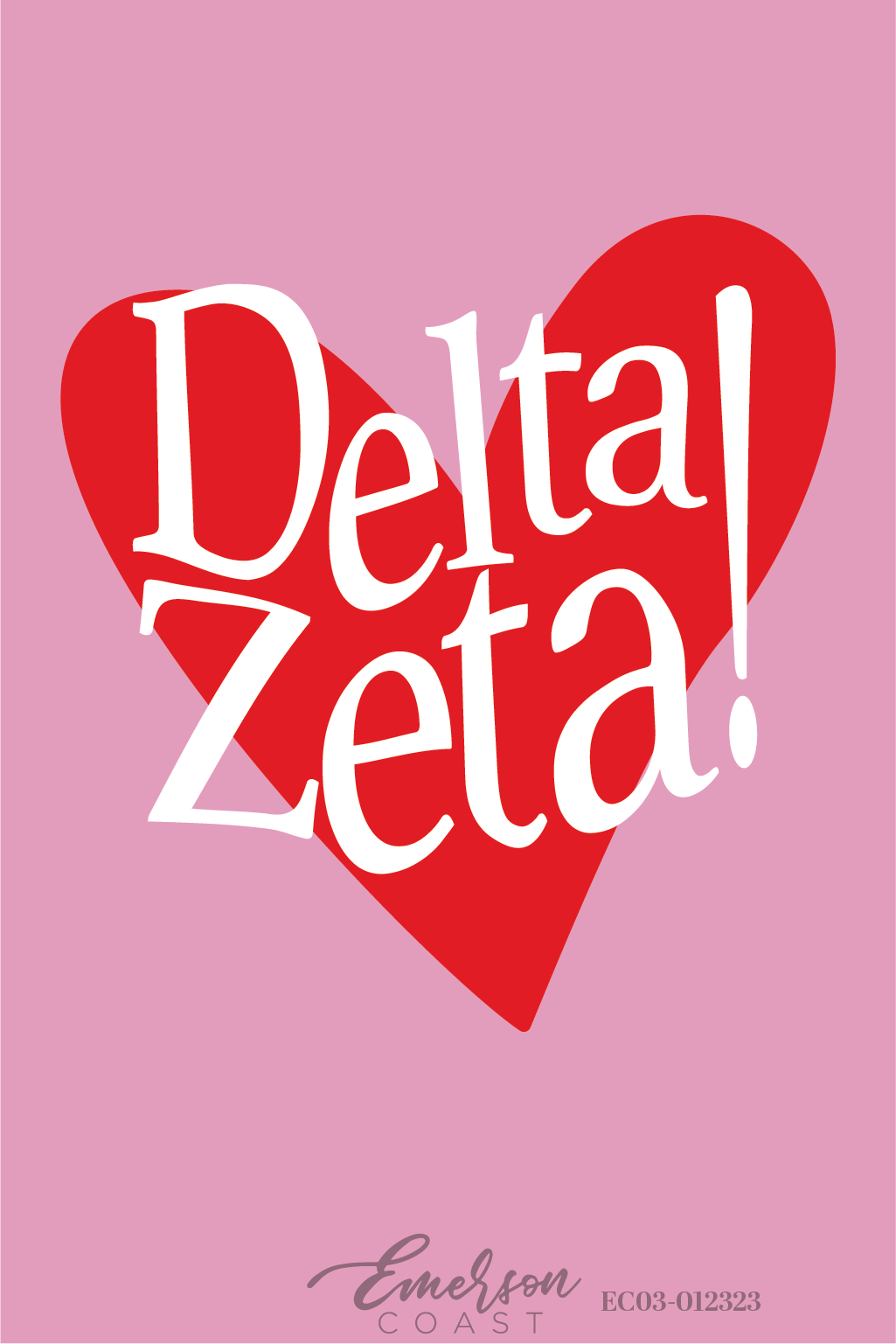 Delta Zeta Falling In Love Bid Day T-Shirt