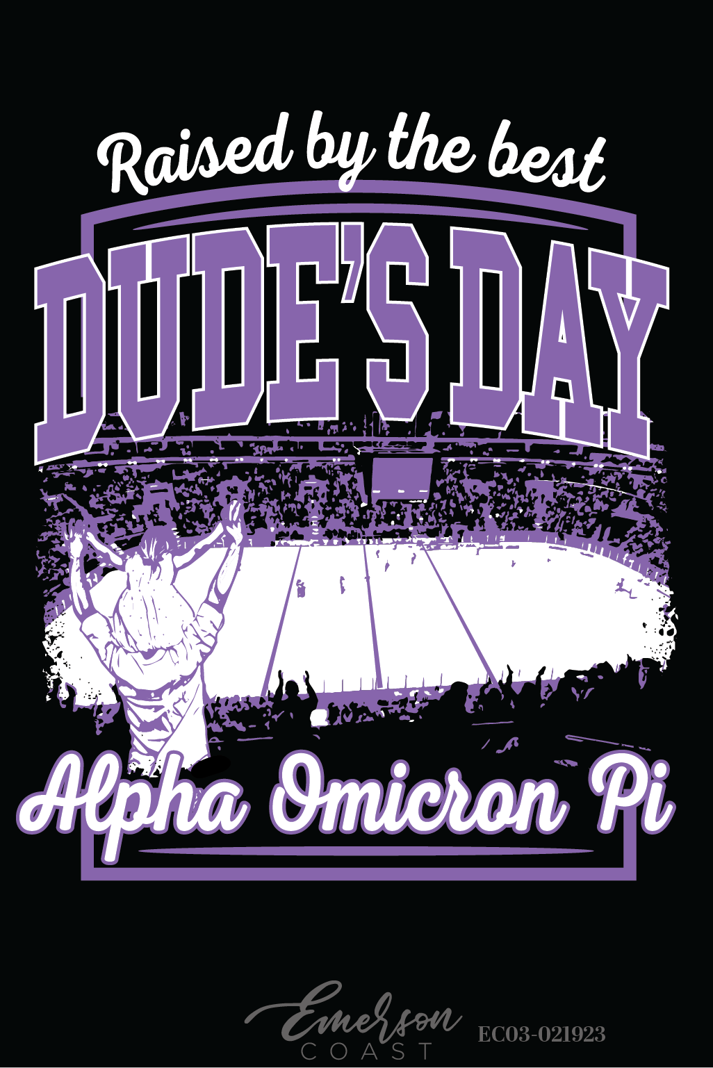 Alpha Omicron Pi University Of Nebraska Kearney Dad's Day T-Shirt