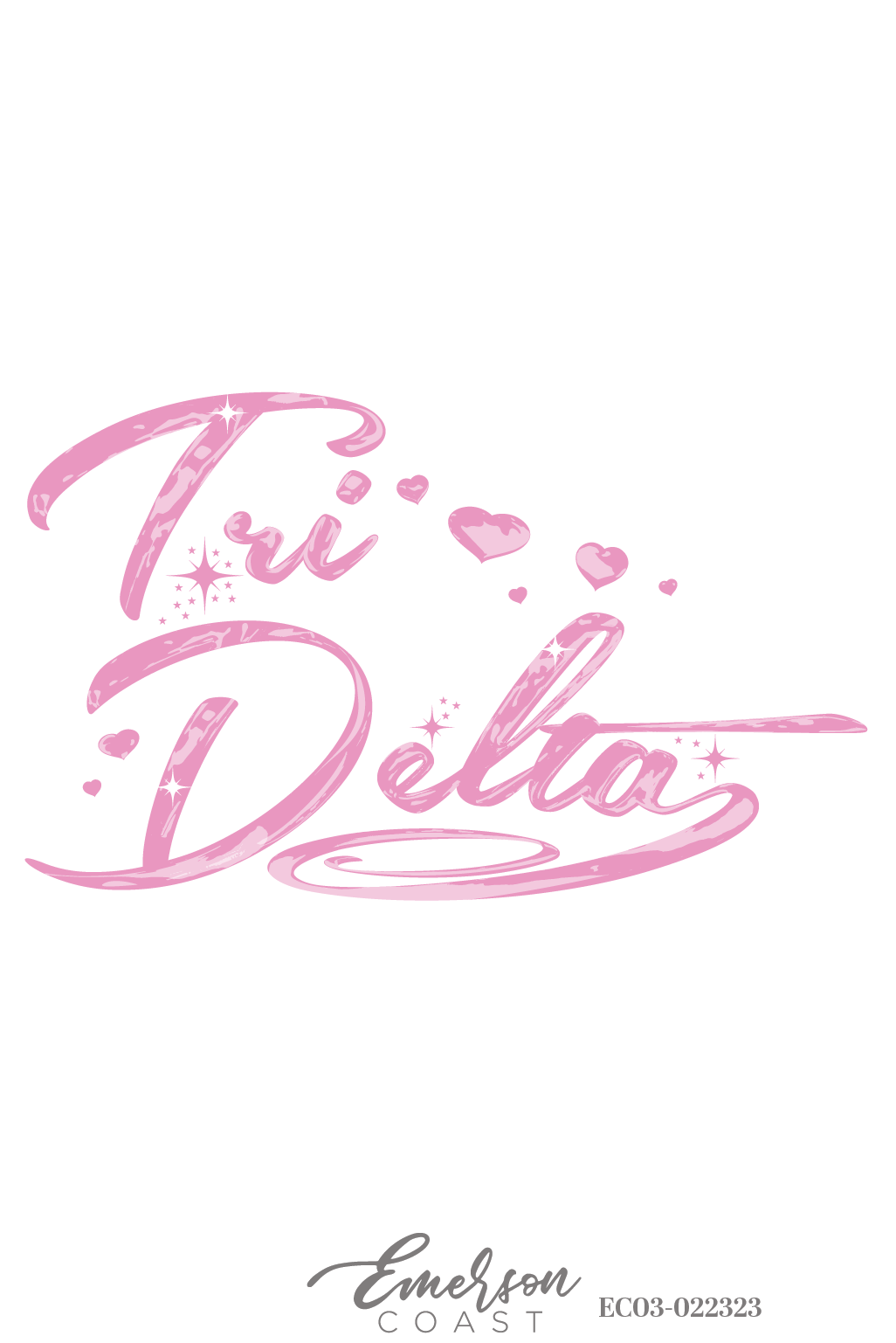 Delta Delta Delta Airbrush Recruitment Tee