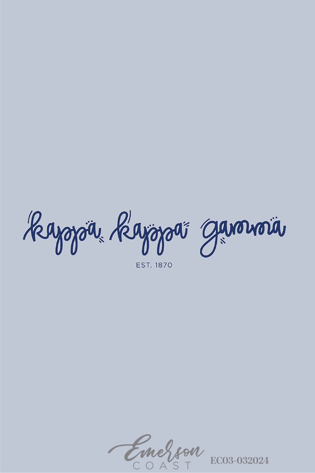 Kappa Kappa Gamma Georgia Southern University Script Recruitment Tee