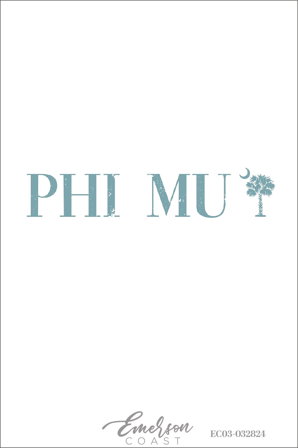 Phi Mu Tropical Bid Day T-Shirt