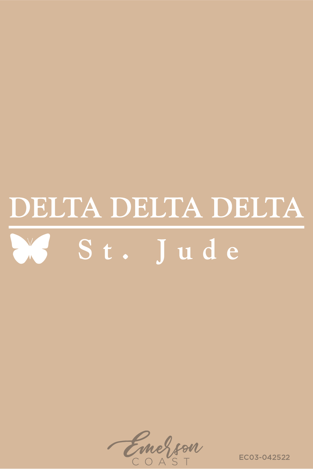 Delta Delta Delta Virginia Tech University St. Jude Recruitment T-Shirt