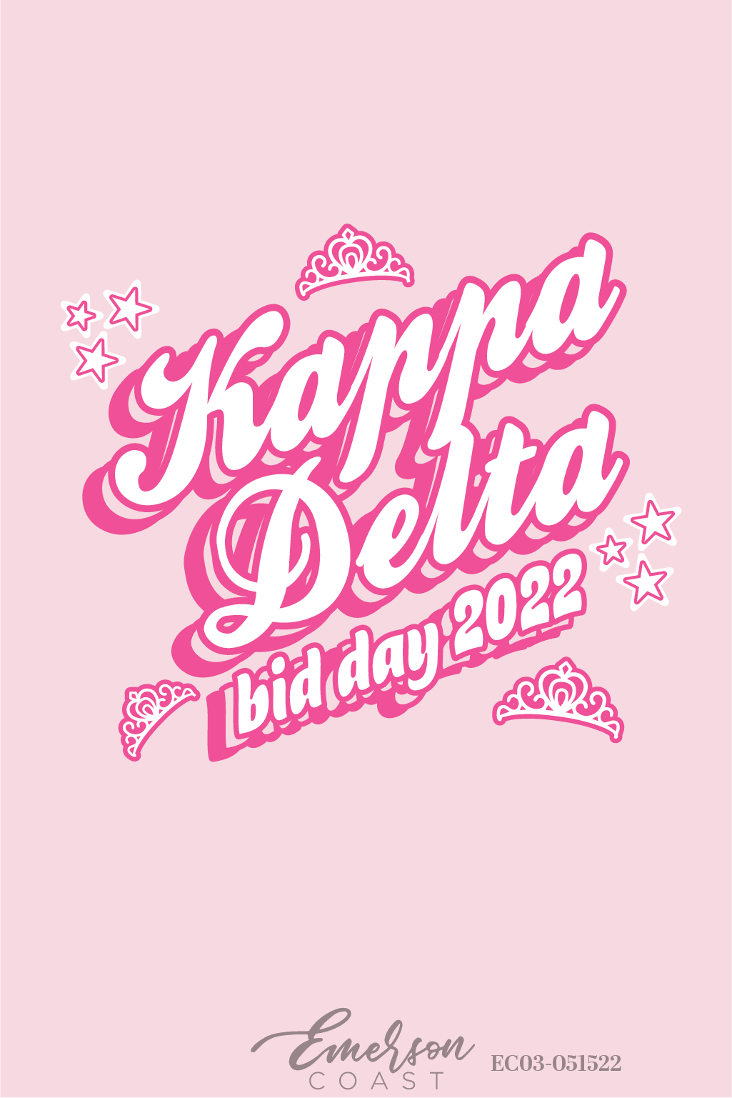 Kappa Delta Princess Bid Day T-Shirt