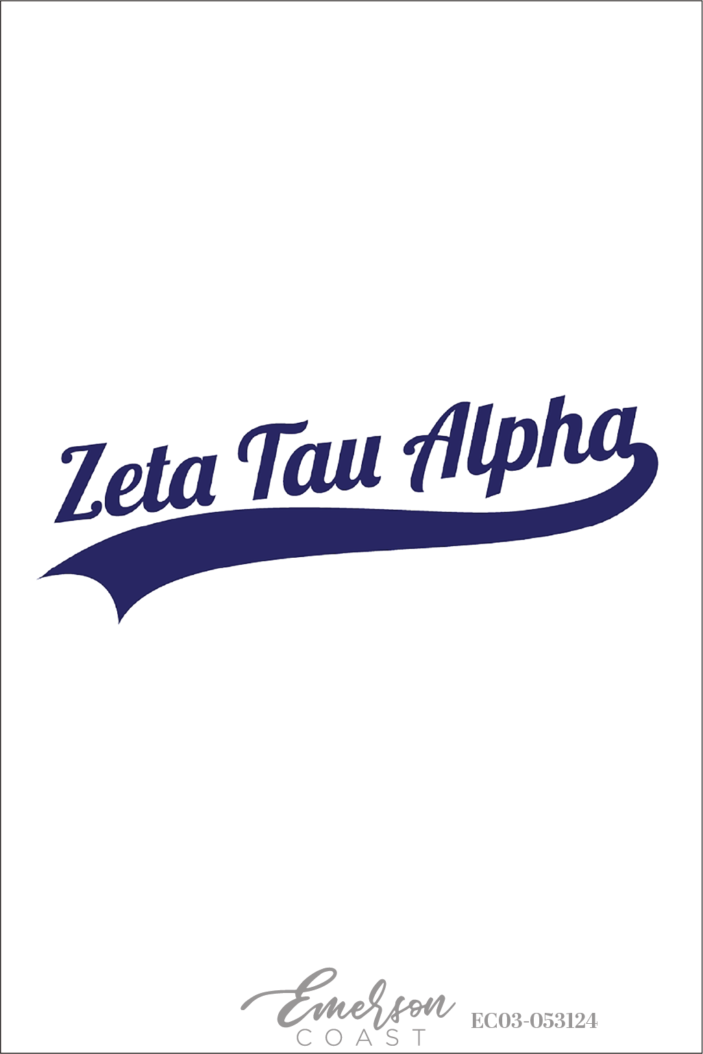 Zeta Tau Alpha Kansas State University Bid Day Jersey