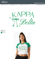 Tied Together With A Bow Bid Day Design