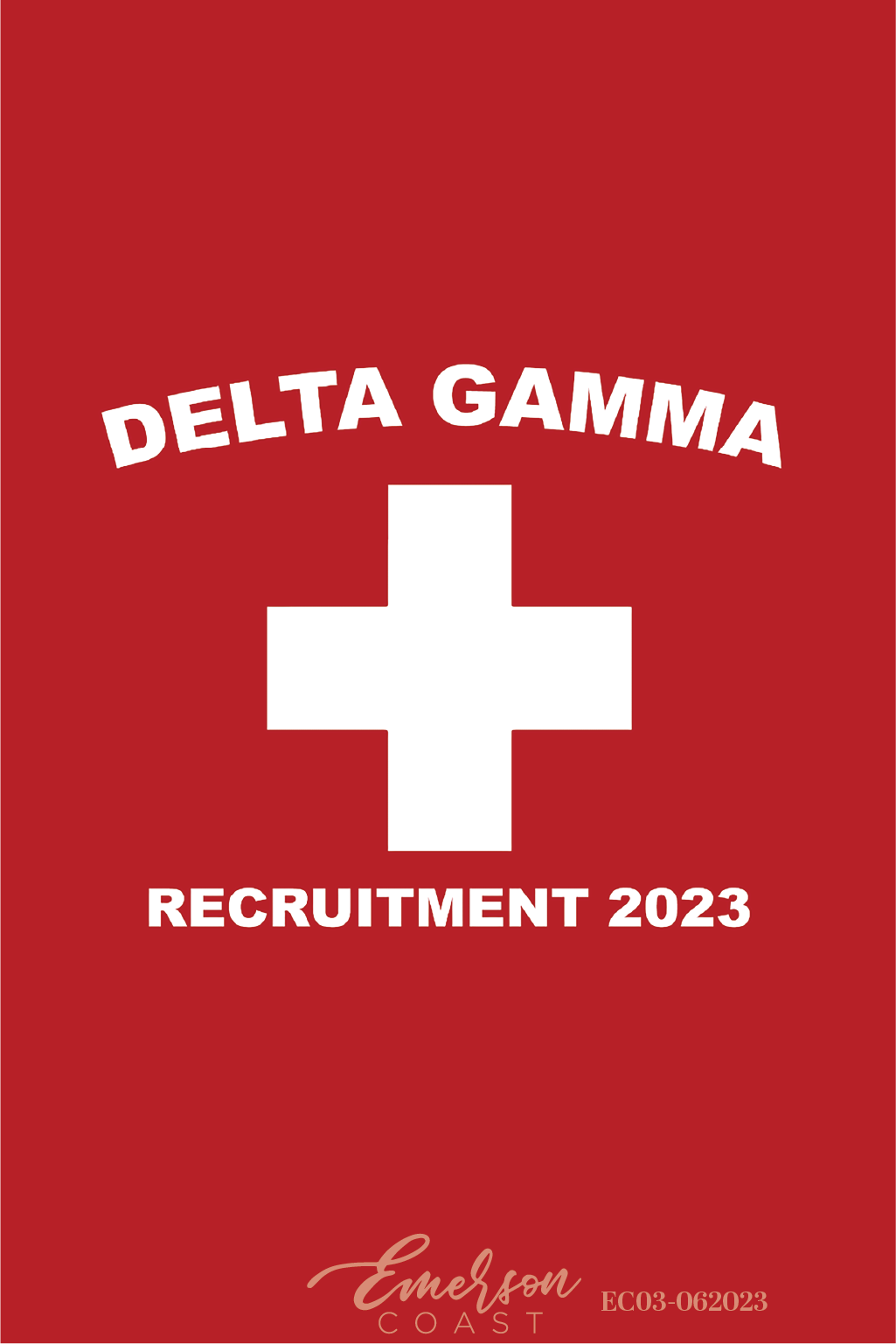 Delta Gamma Red Recruitment Tank