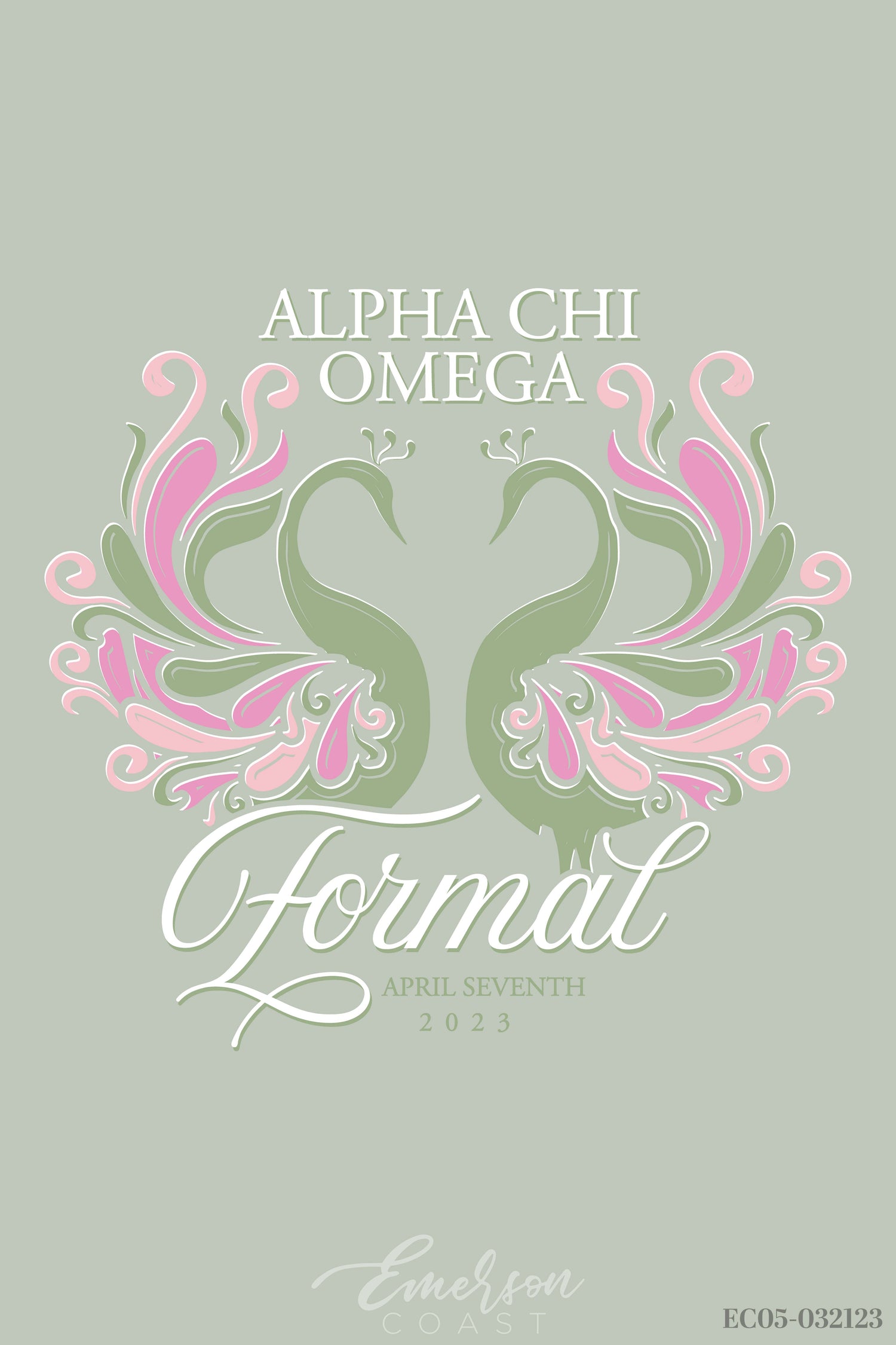 Kappa Delta University of Louisiana at Lafayette Mistletoe Formal T-shirt