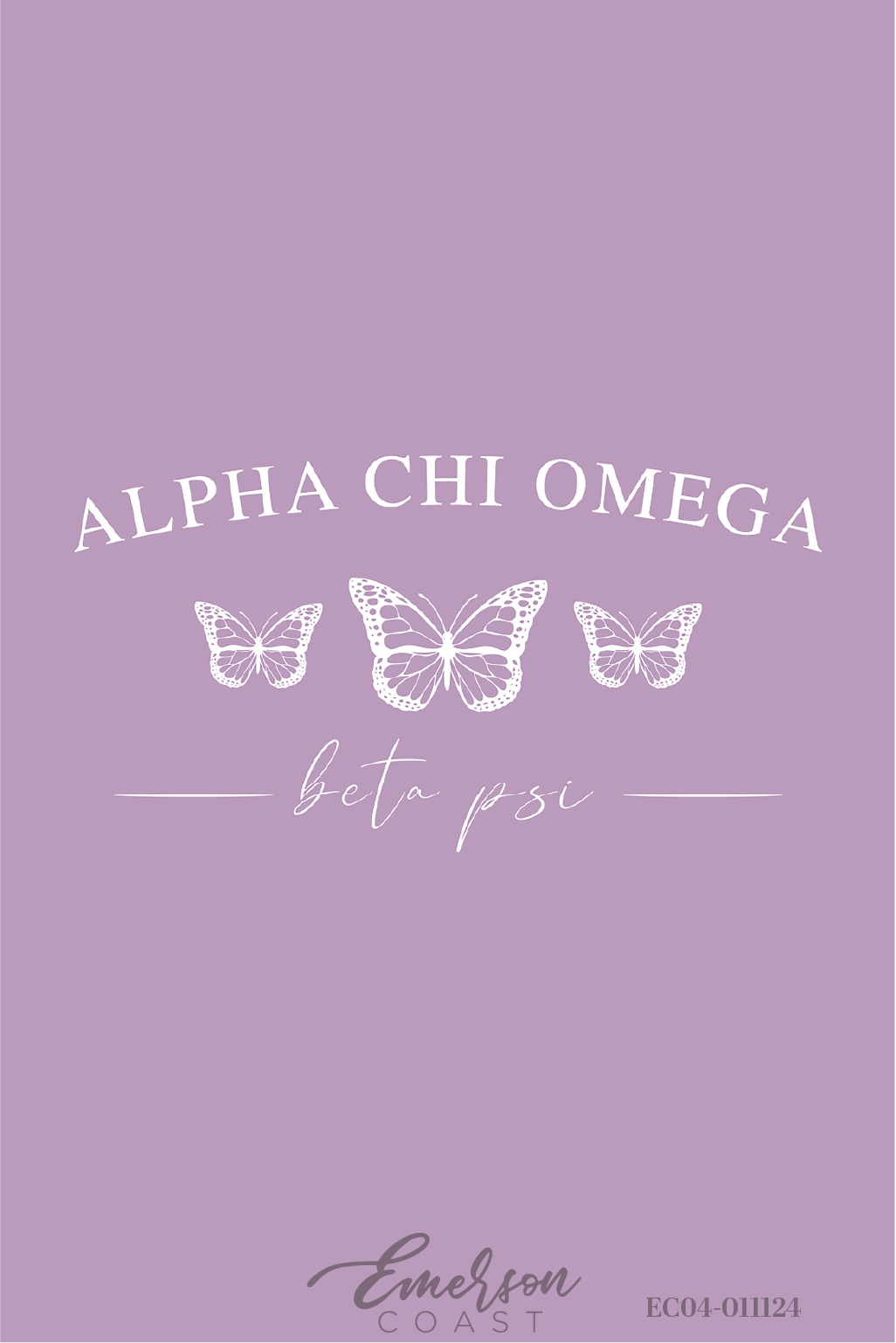 Alpha Chi Omega Louisiana Tech University Lavender Recruitment Tee