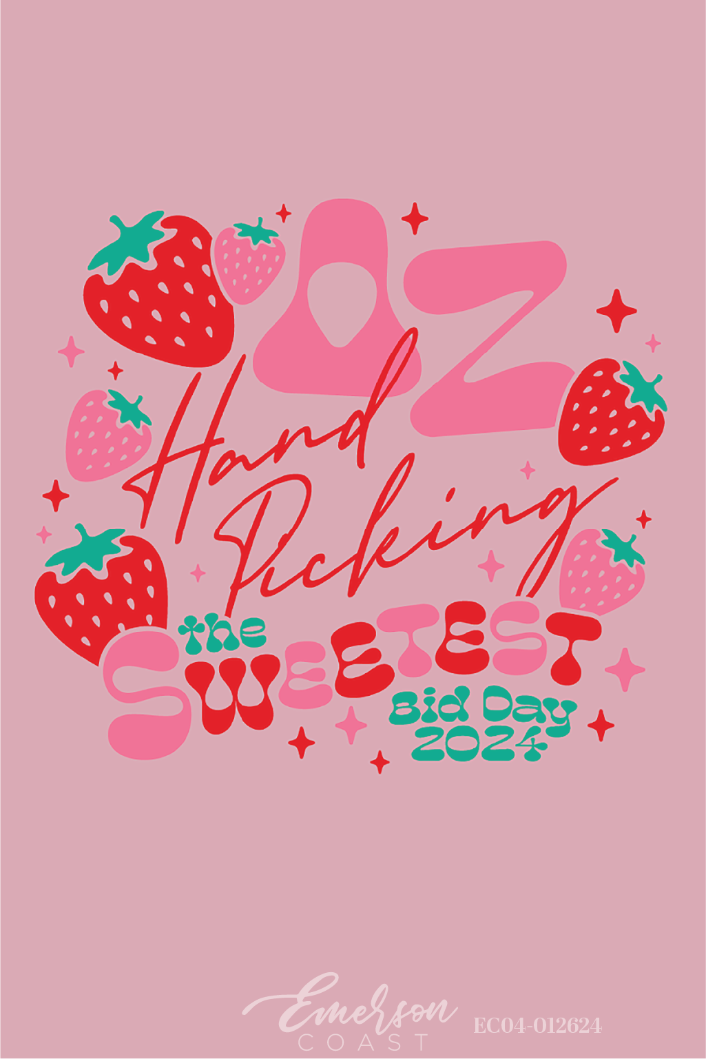 Delta Zeta Hand Picking The Sweetest Bid Day T-Shirt