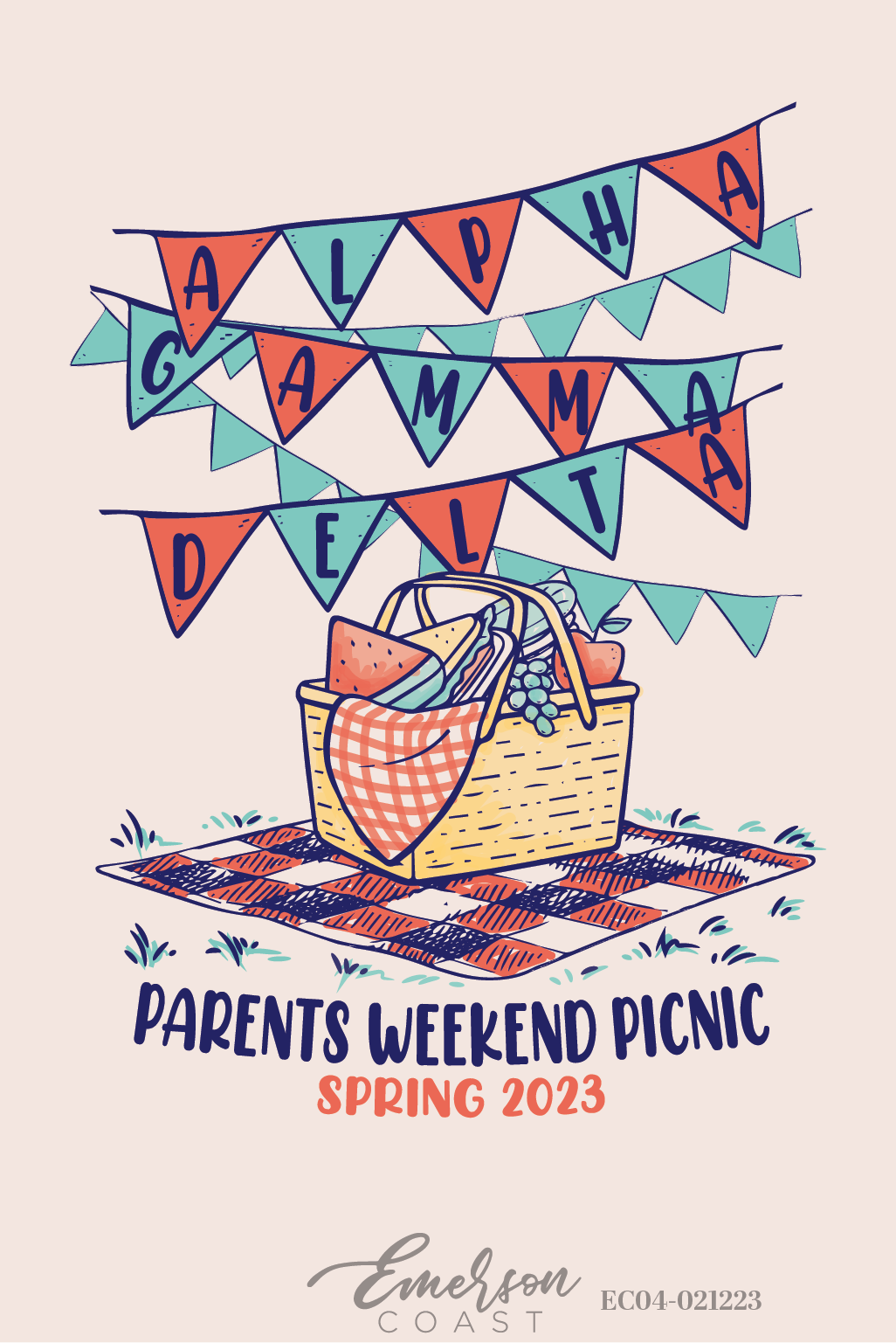 Alpha Gamma Delta Picnic Parents Weekend T-Shirt