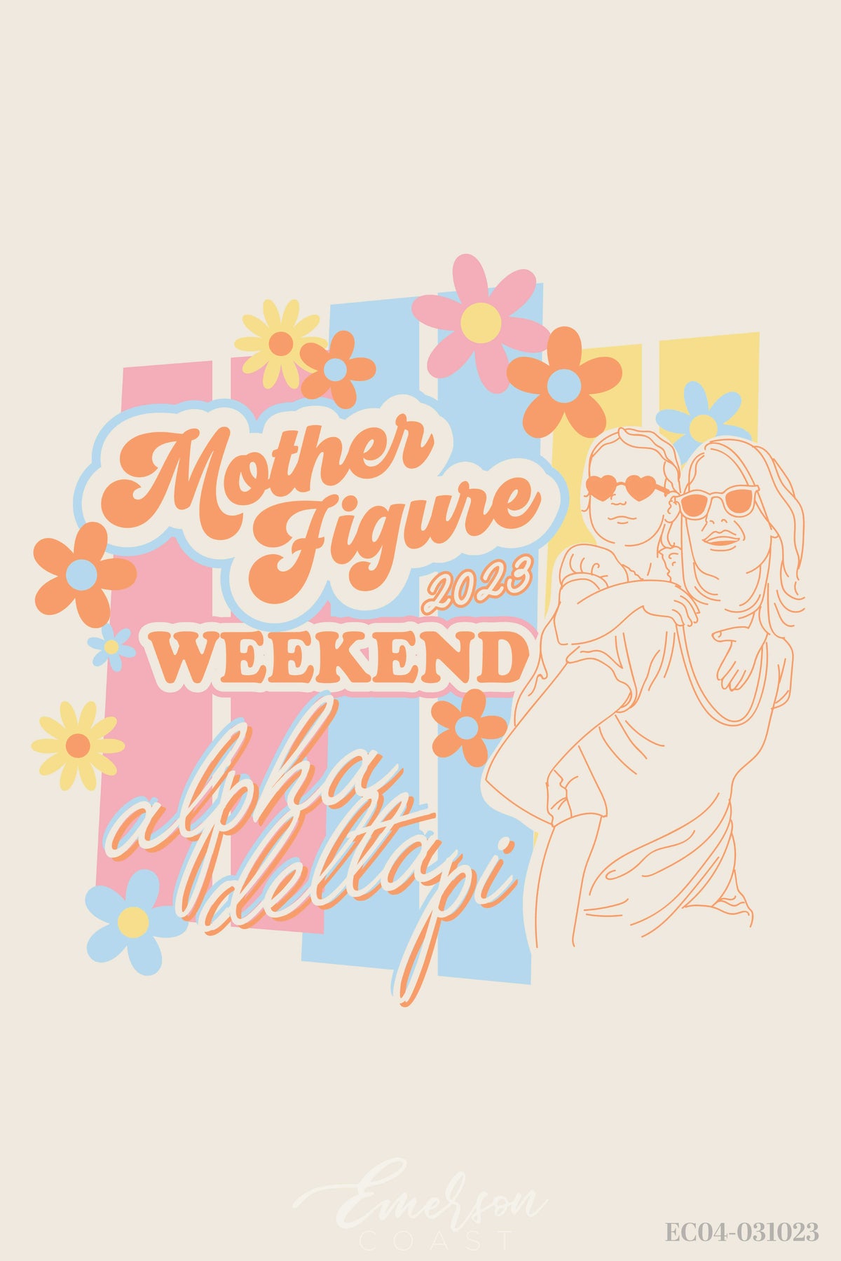 Alpha Delta Pi University of Missouri Mom's Day T-Shirt