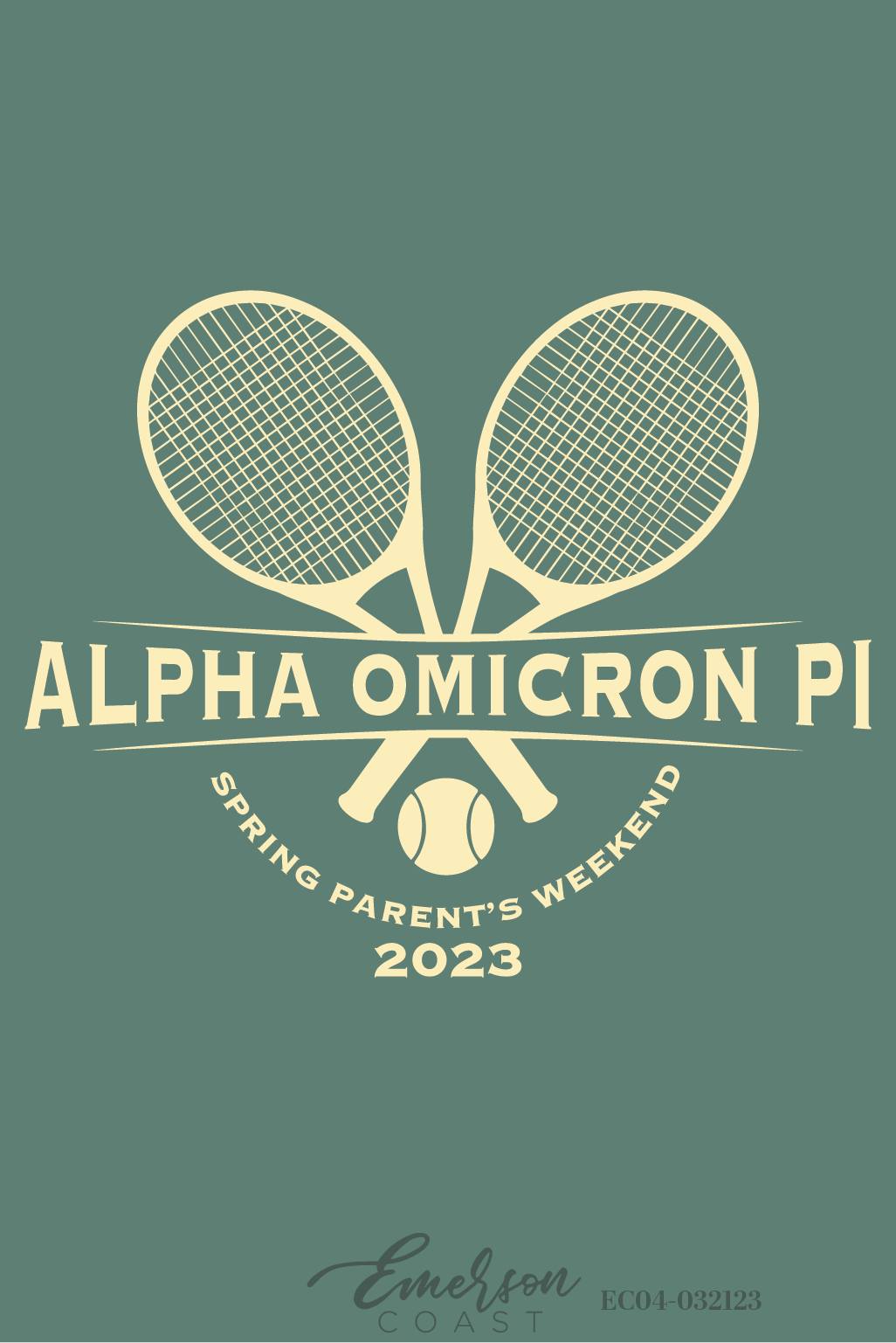 Alpha Omicron Pi University Of Oklahoma Spring Parents Weekend T-Shirt