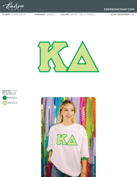 EC04-032624REP Kappa Delta Louisiana Tech University Bid Day Jersey 2024-BD ZOOM