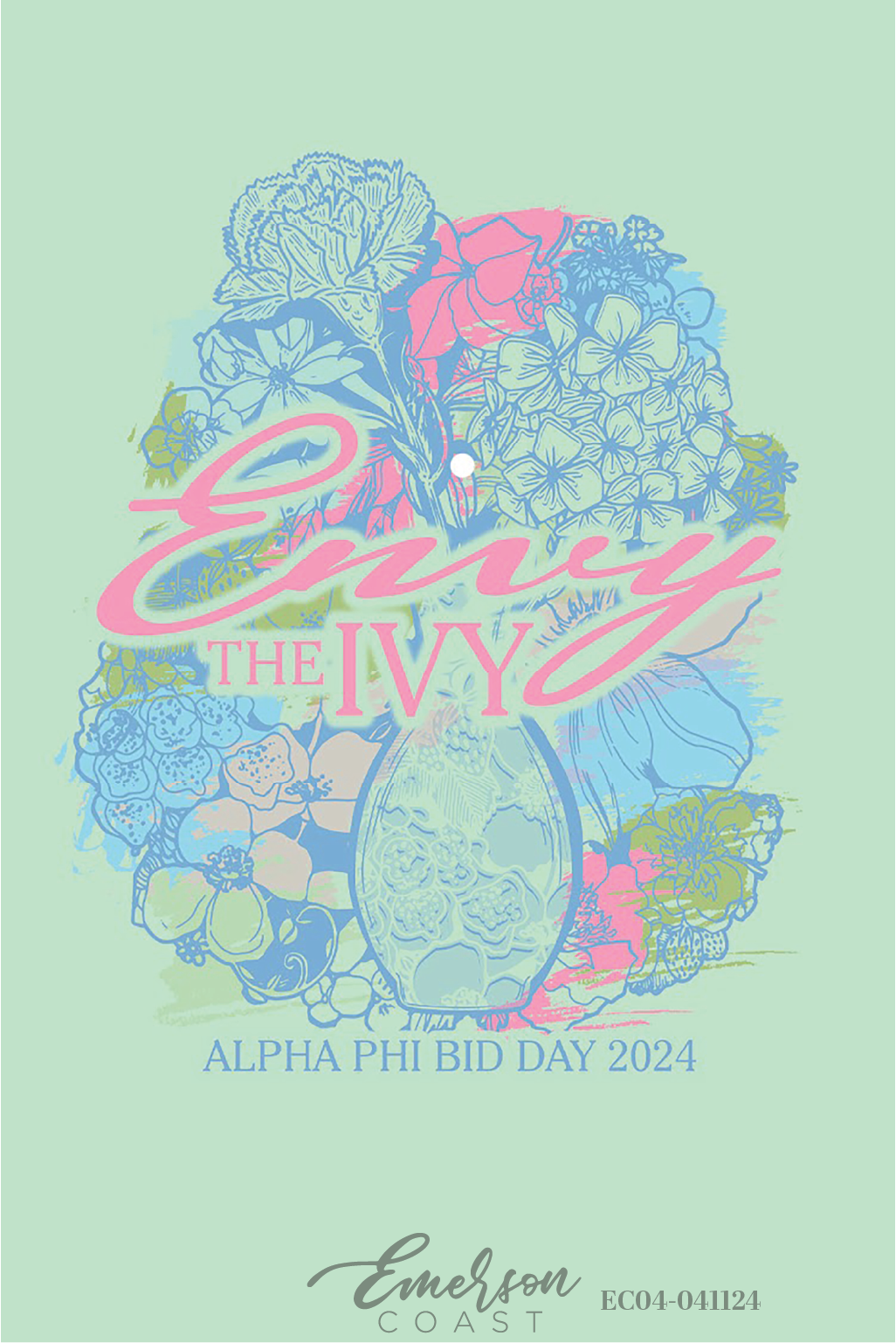 Alpha Phi Envy With Ivy Bid Day T-Shirt
