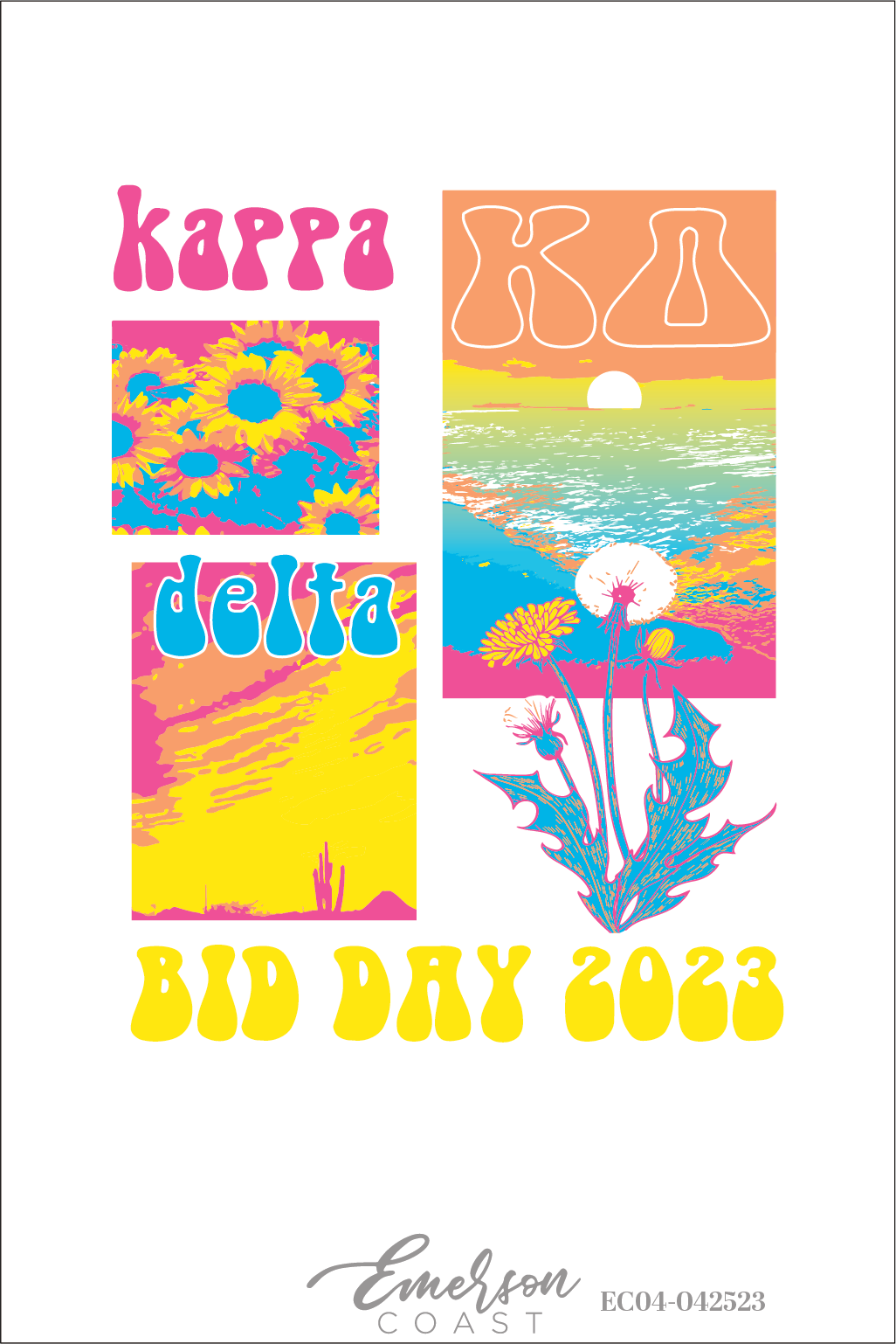 Kappa Delta Electric Love Bid Day T-Shirt
