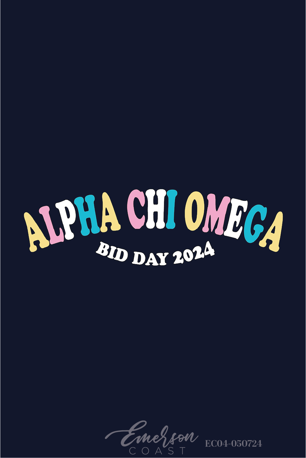 Alpha Chi Omega Happy Bid Day T-Shirt