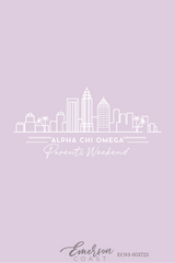 Alpha Chi Omega University Of Tampa Parents Weekend T-Shirt