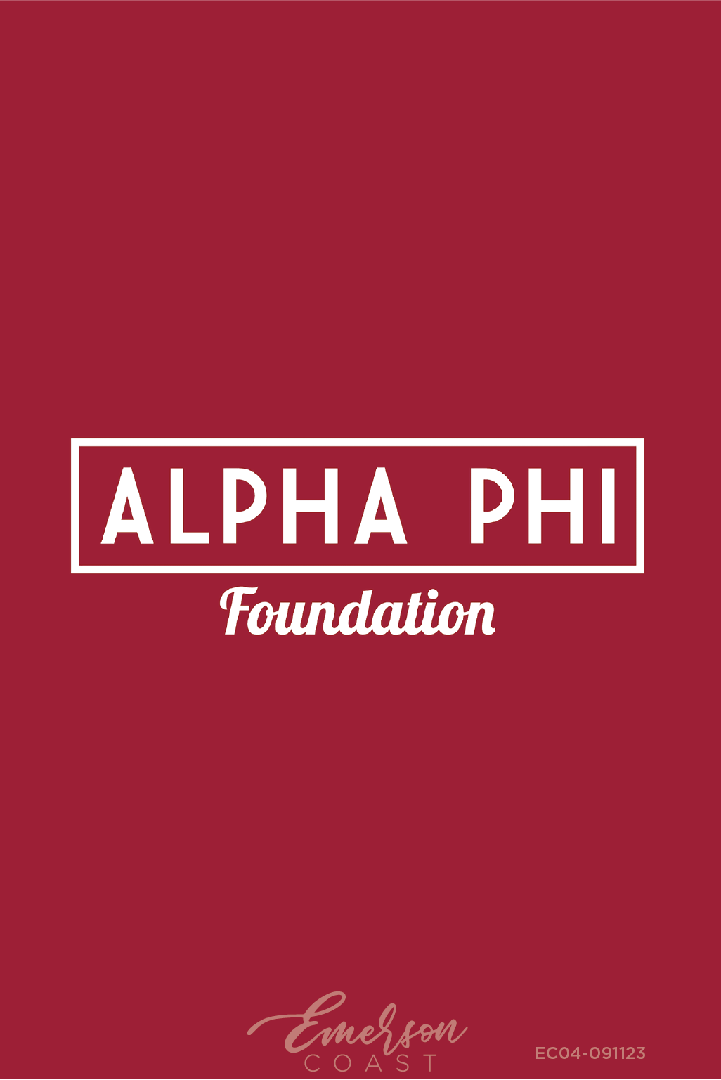 Alpha Phi Foundation Red Tee