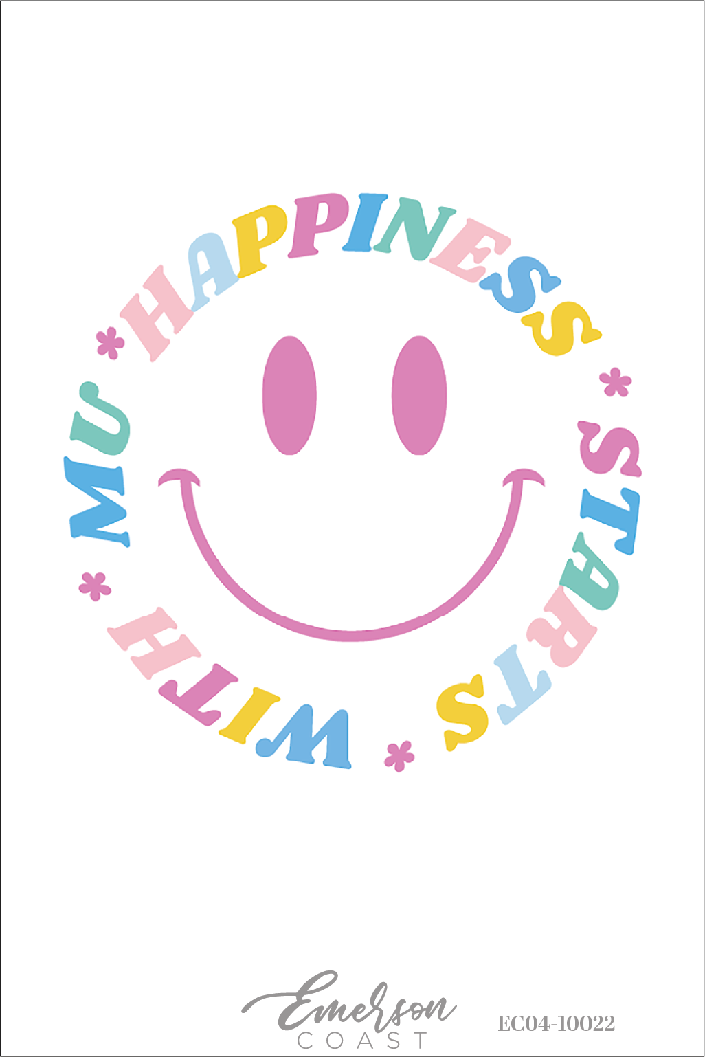 Phi Mu Happiness Starts With Mu Bid Day T-Shirt