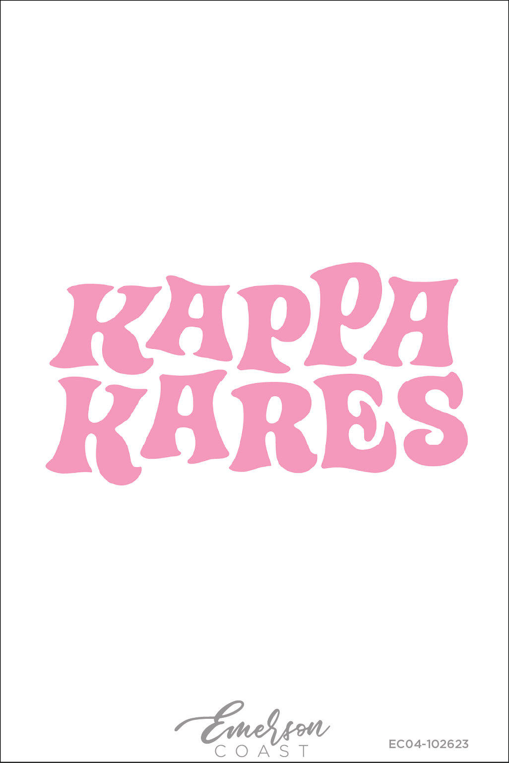 Kappa Kappa Gamma Kappa Kares Bold Tee