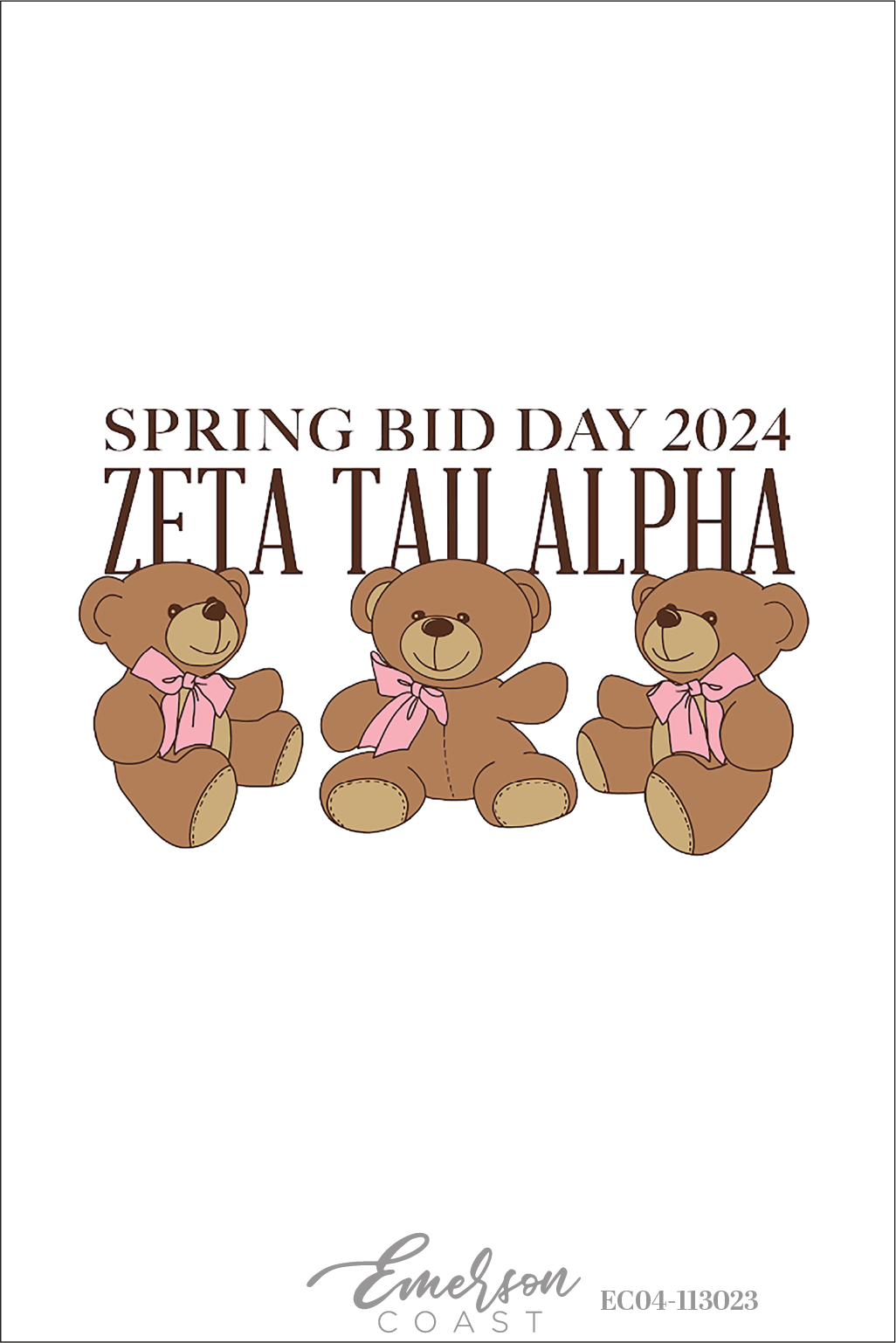 Zeta Tau Alpha Spring Bid Day T-Shirt