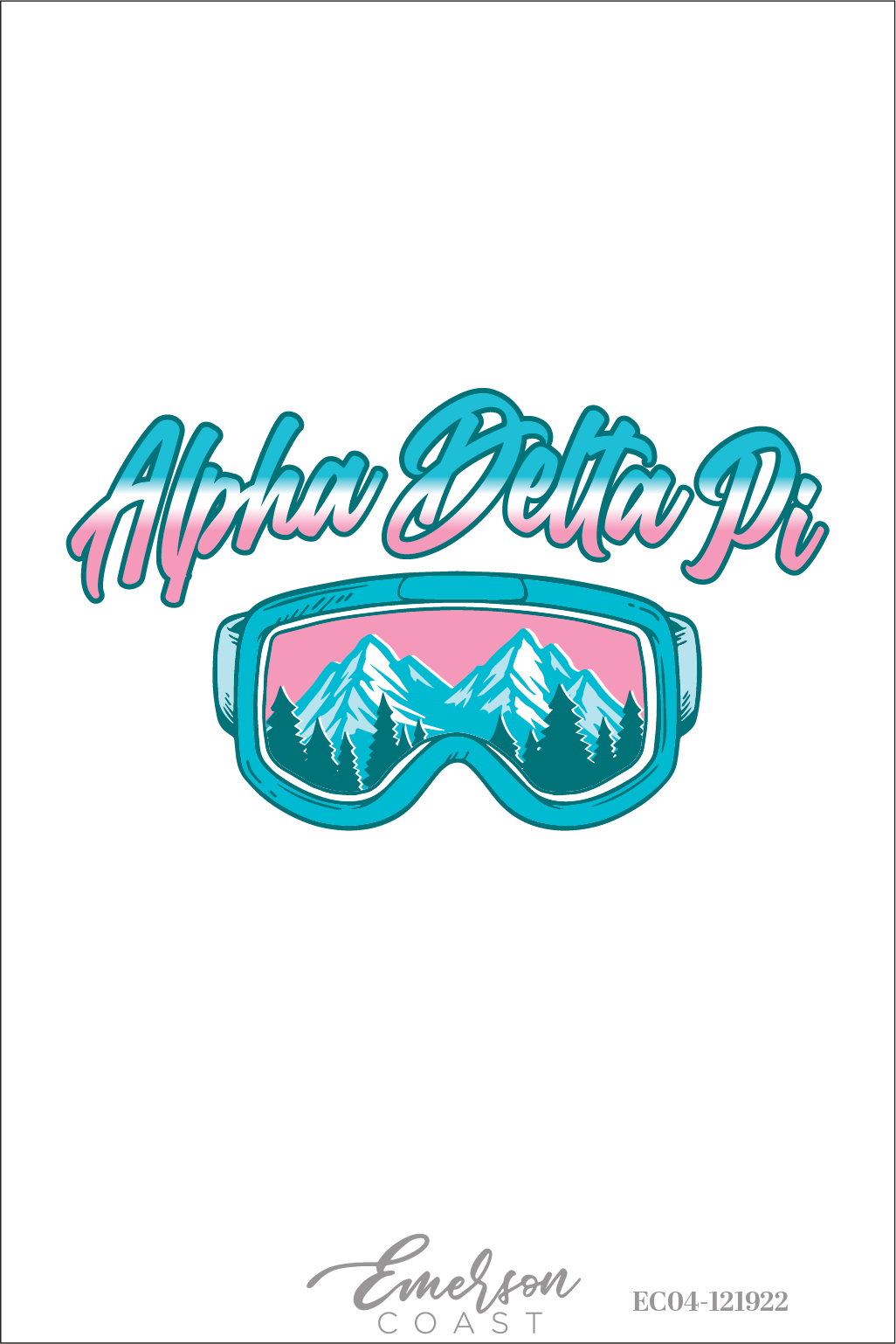 Alpha Delta Pi Ski Lodge Bid Day T-Shirt