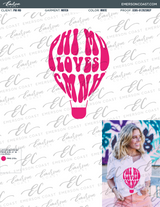 Phi Mu Loves CMNH Hot Air Balloon Notch Tee