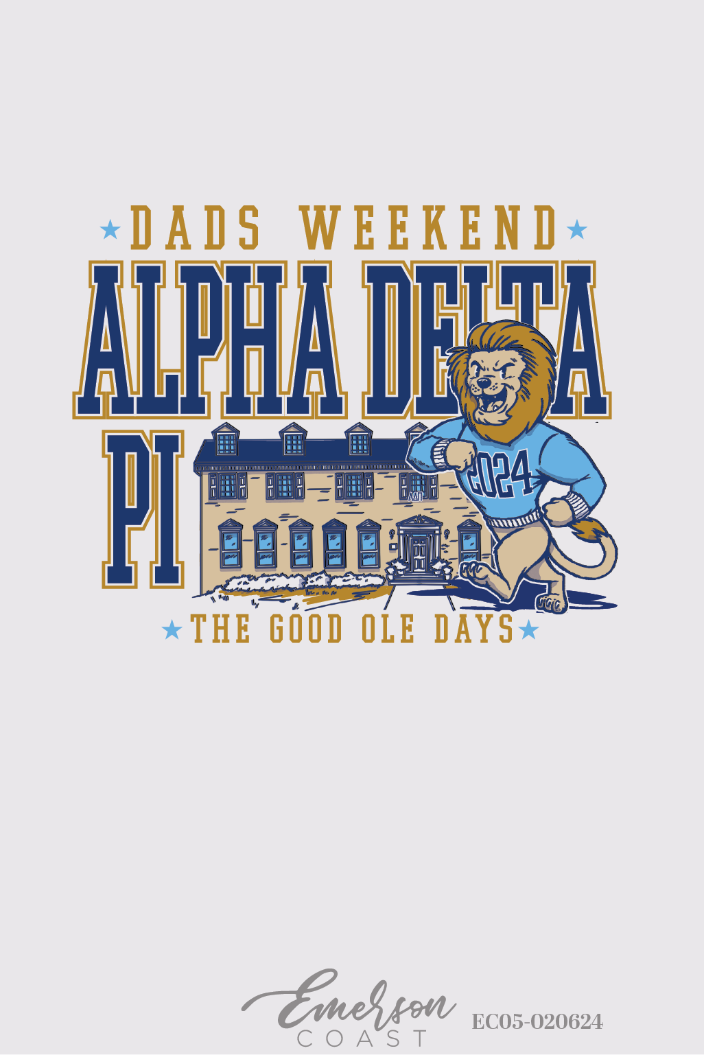 Alpha Delta Pi Samford University Dad's Weekend T-Shirt
