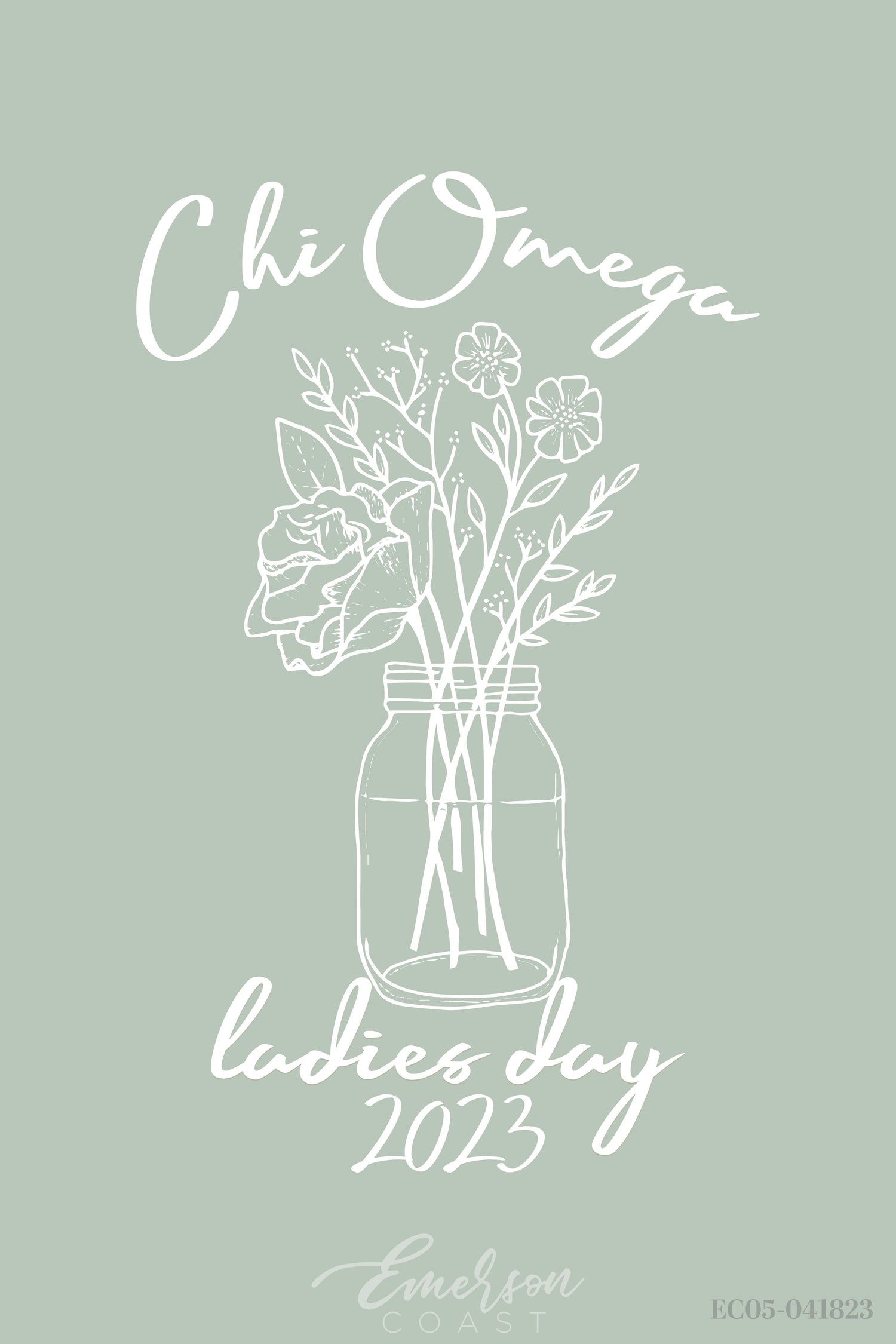 Chi Omega Hanover College Mom's Day T-Shirt
