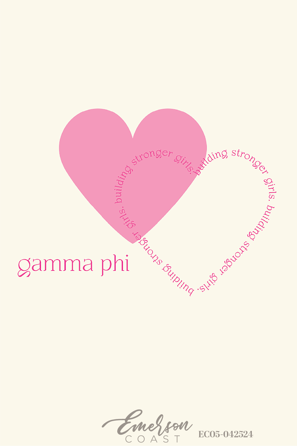 Gamma Phi Beta Building Stronger Girls Recruitment Tee