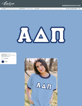 EC05-042624REP Alpha Delta Pi East Tennessee State University Bid Day Zoom Jerseys 2024-BD