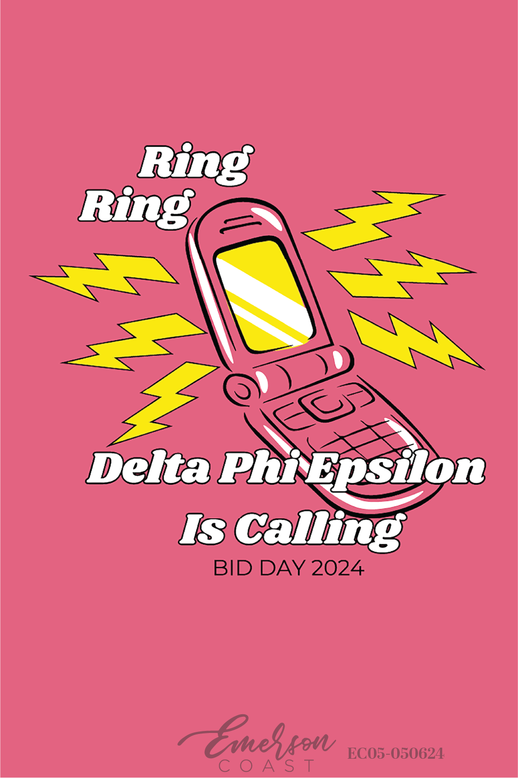 Delta Phi Epsilon Ring Ring DPHIE Is Calling Bid Day T-Shirt