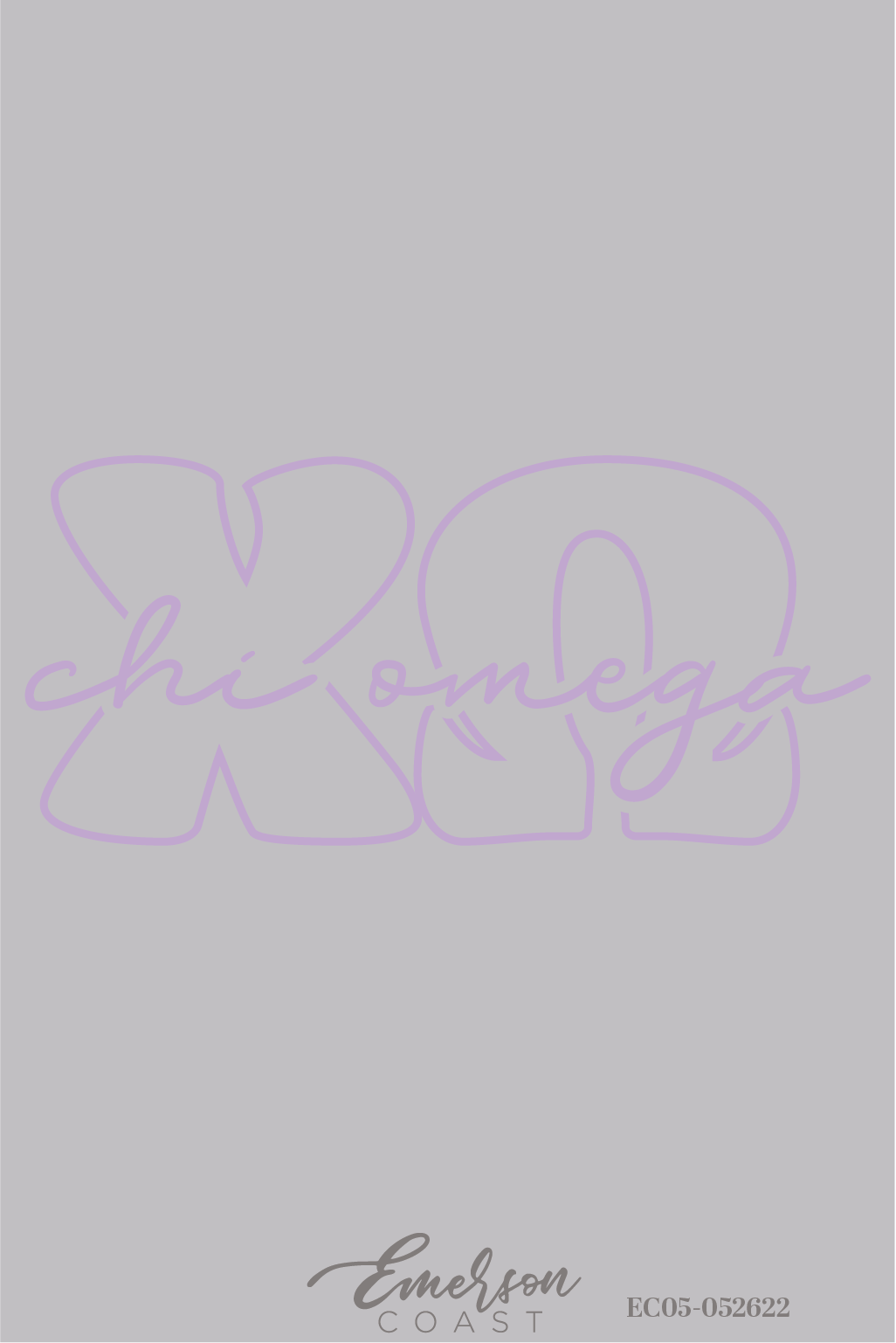 Chi Omega East Carolina University Slouchy Recruitment Tee
