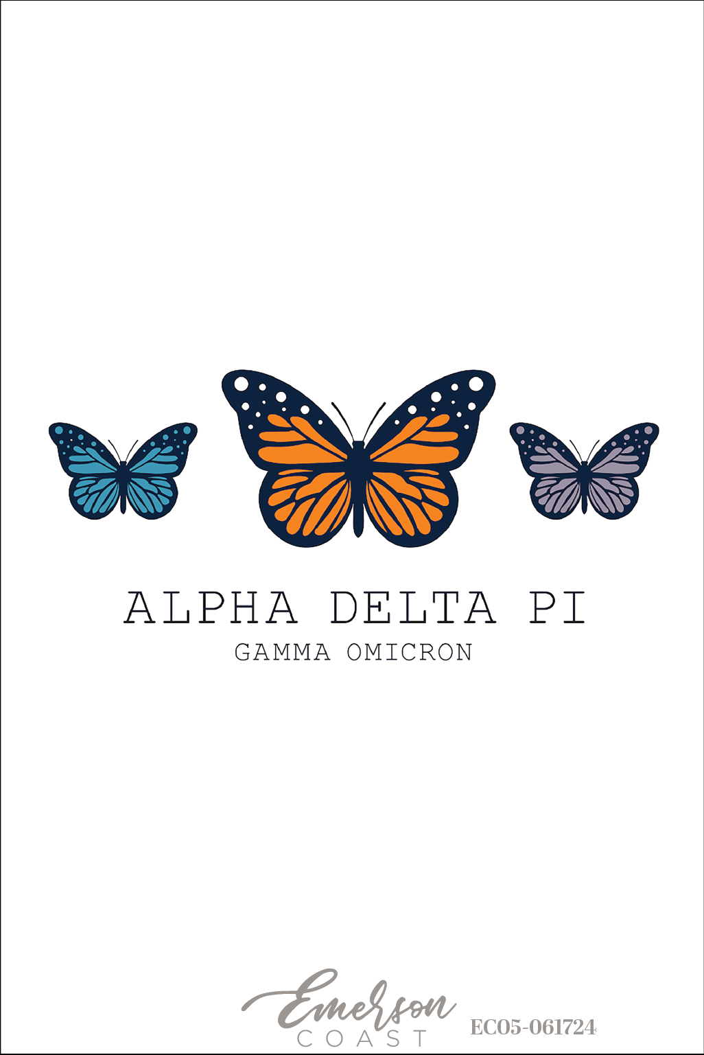 Alpha Delta Pi Butterfly Recruitment Tee