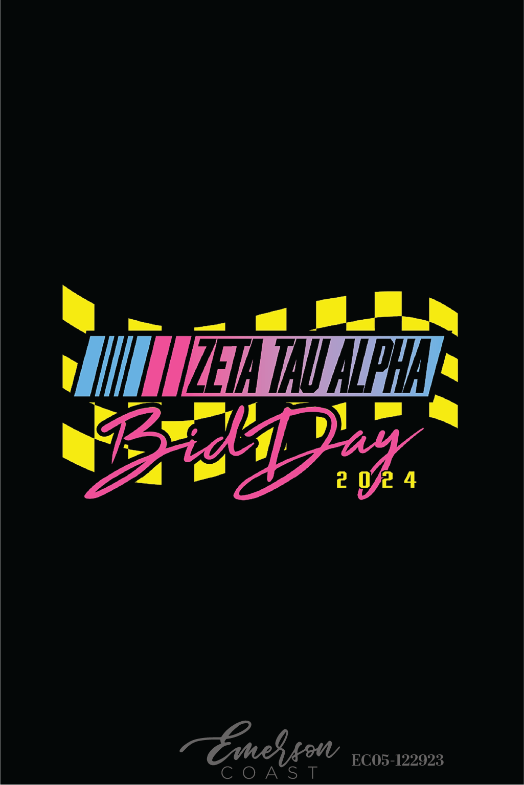 Zeta Tau Alpha Race Home Bid Day T-Shirt