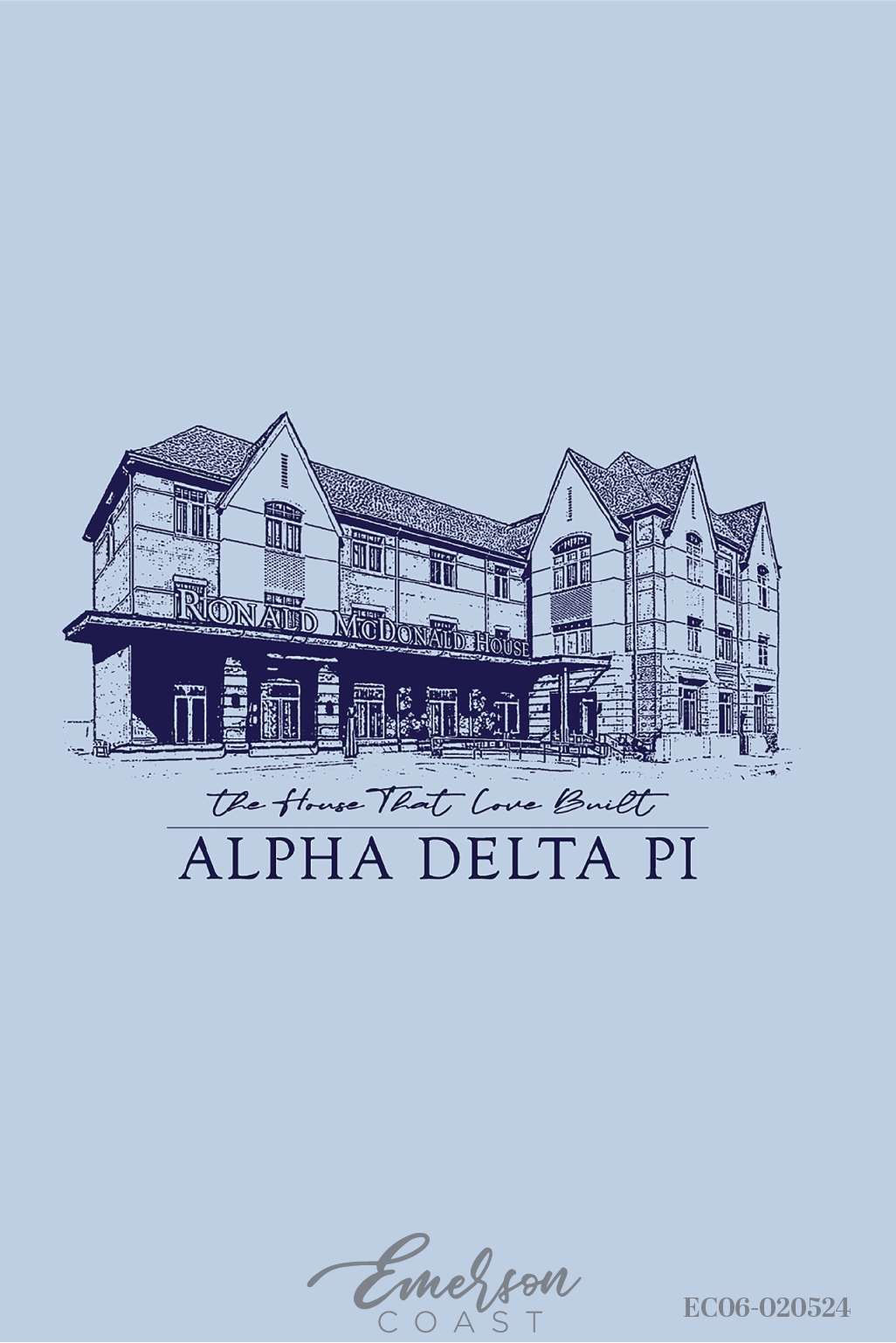 Alpha Delta Pi Ronald McDonald House Philanthropy Tee