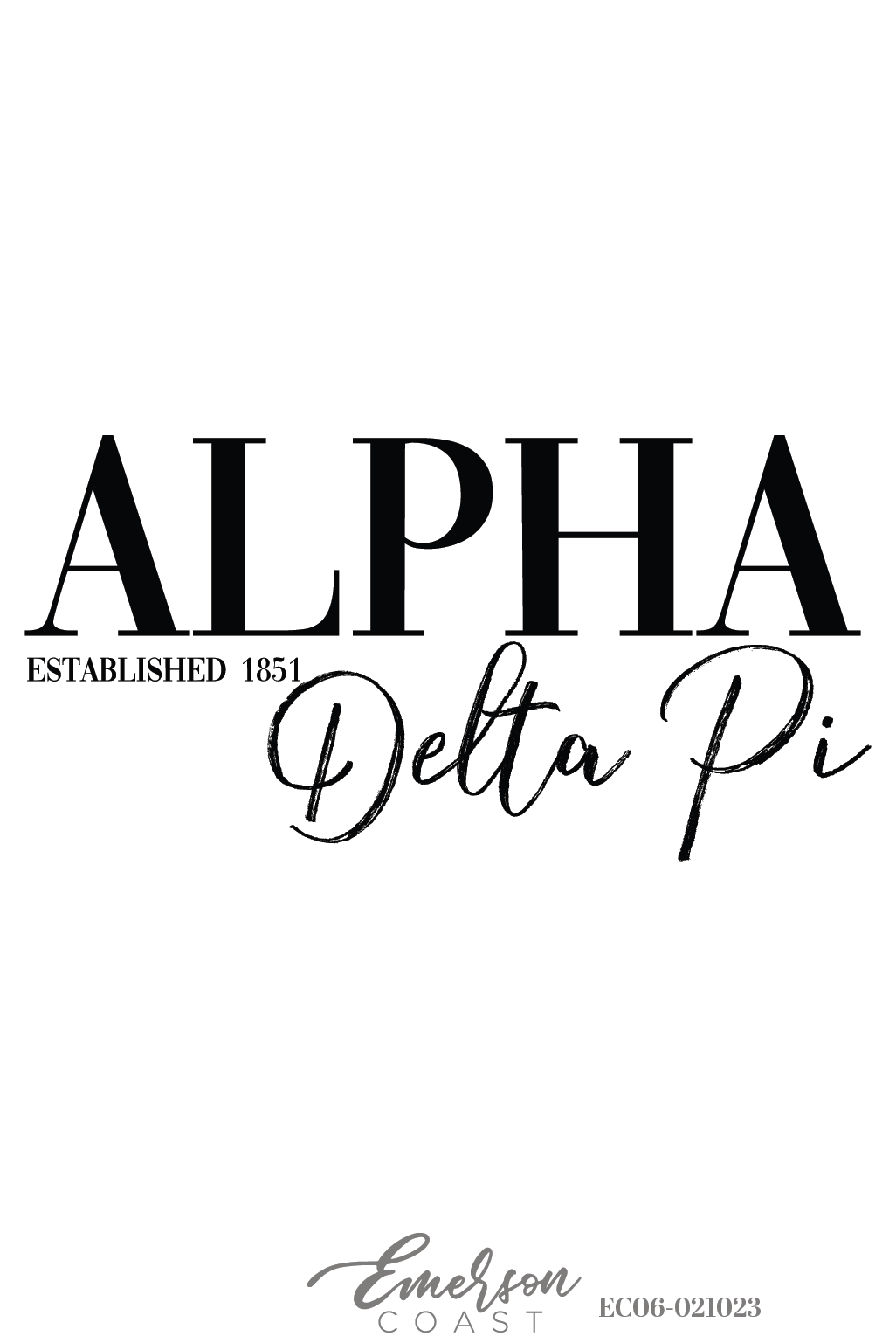 Alpha Delta Pi University Of North Carolina Charlotte Recruitment Tee