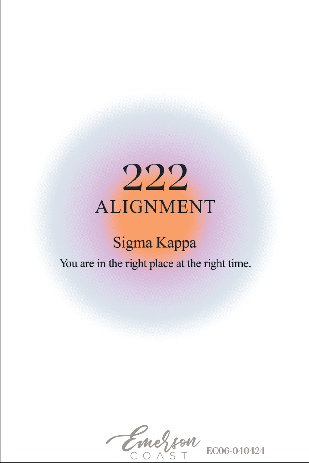 Sigma Kappa 222 Alignment PR Tshirt