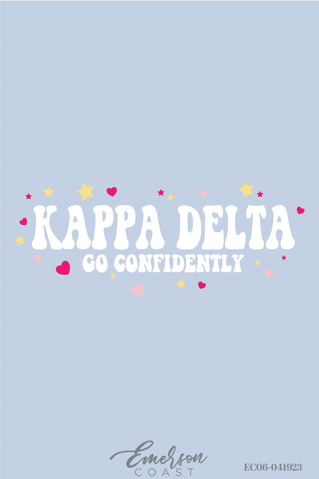 Kappa Delta Morehead State University Go Confidently Recruitment Philanthropy Shirt
