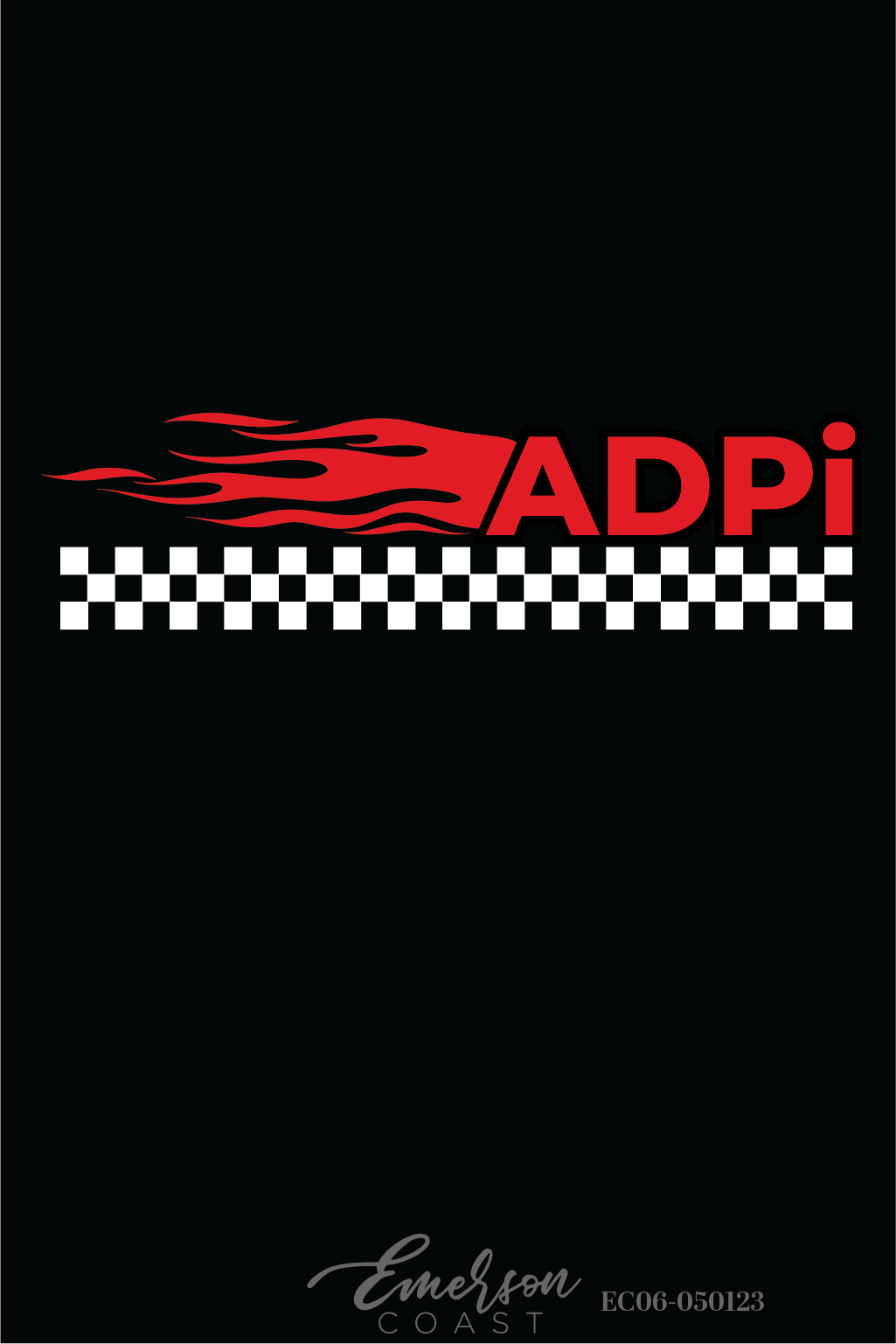 Alpha Delta Pi Race Home Bid Day T-Shirt