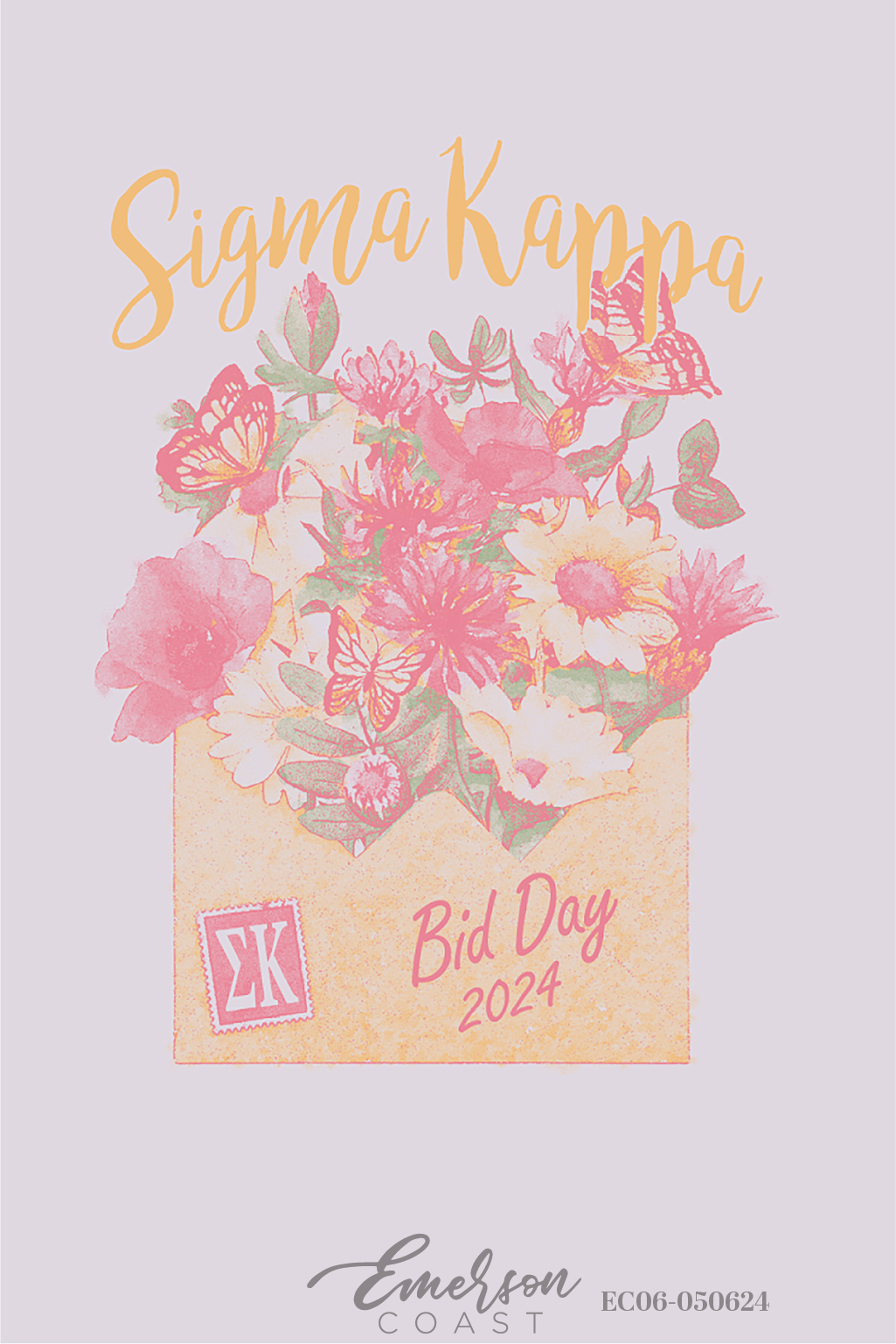 Sigma Kappa Love Grows Here Bid Day T-Shirt