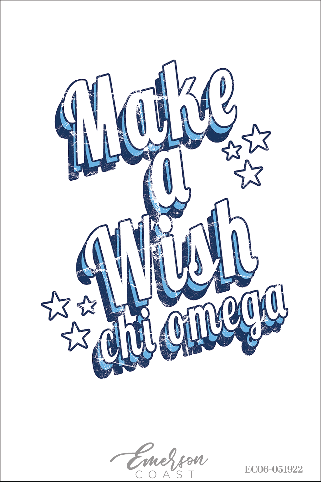 Chi Omega 3D Make A Wish Shirt T-Shirt