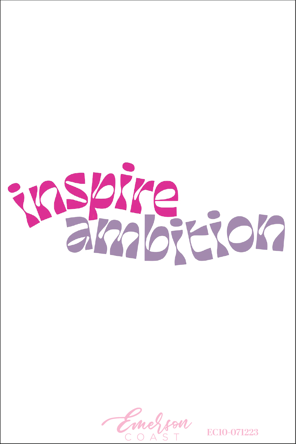 Alpha Omicron Pi Samford University Inspire Ambition Tee
