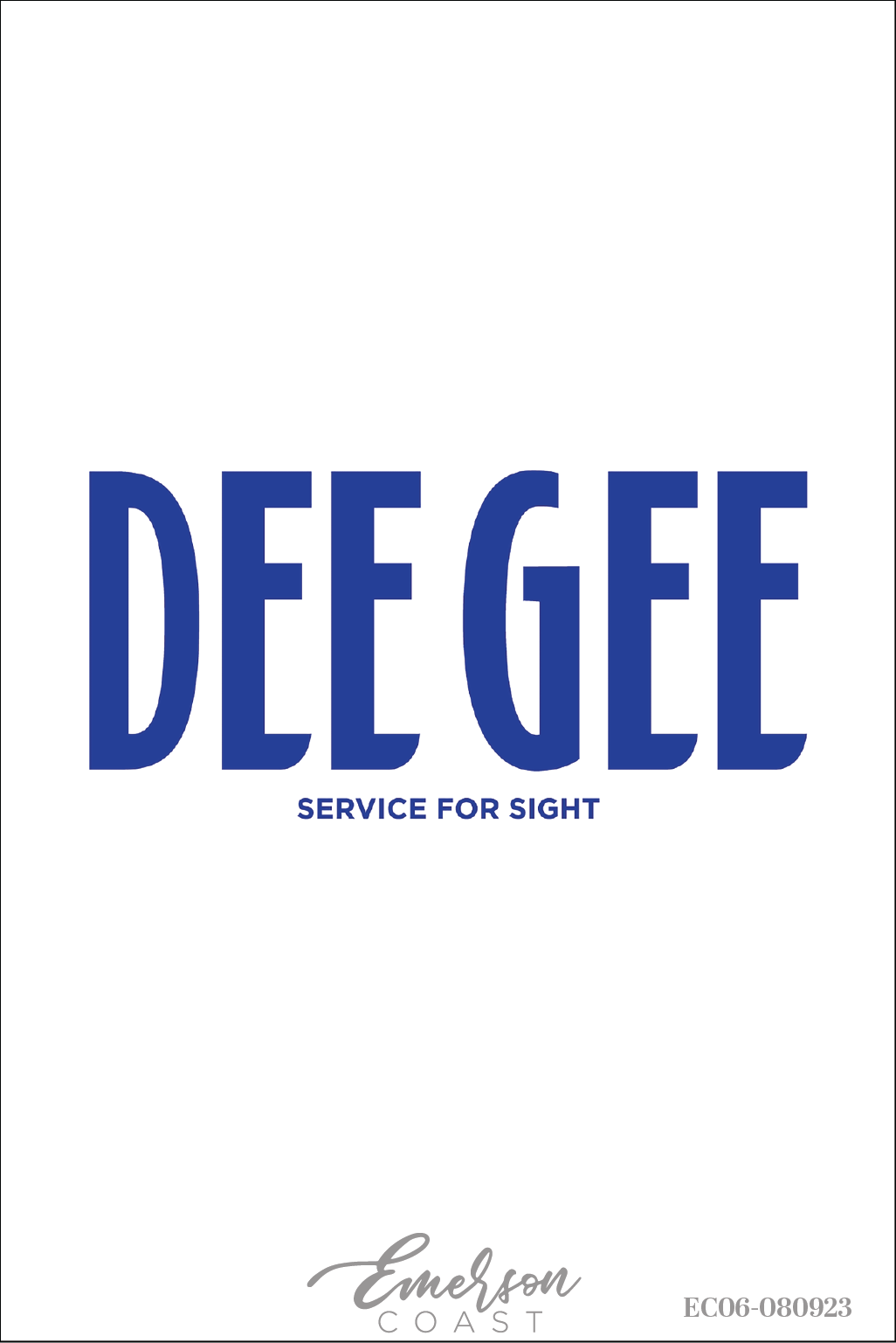 Delta Gamma Bold Service For Sight Tshirt