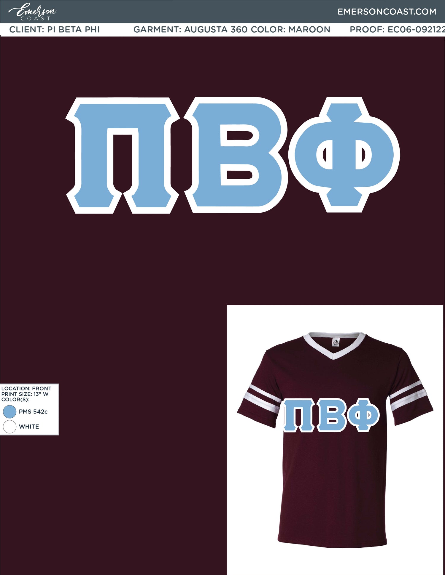 EC06-092122 Pi Beta Phi University of North Texas Jersey 2022-01