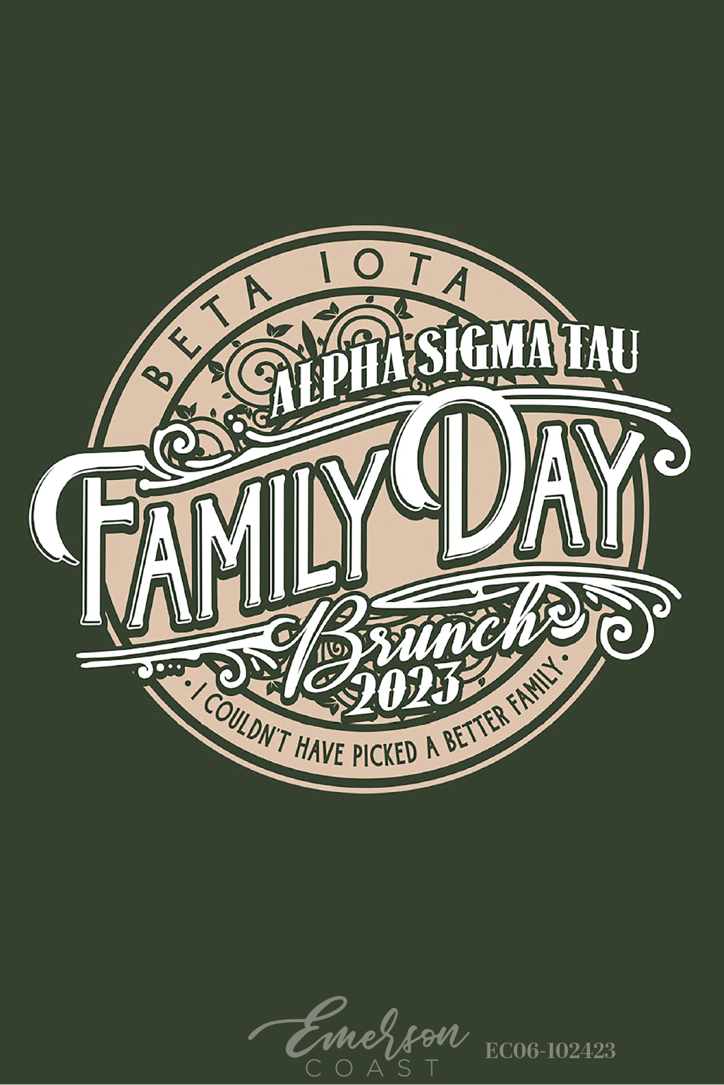 Alpha Sigma Tau Brunch Family Day T-Shirt