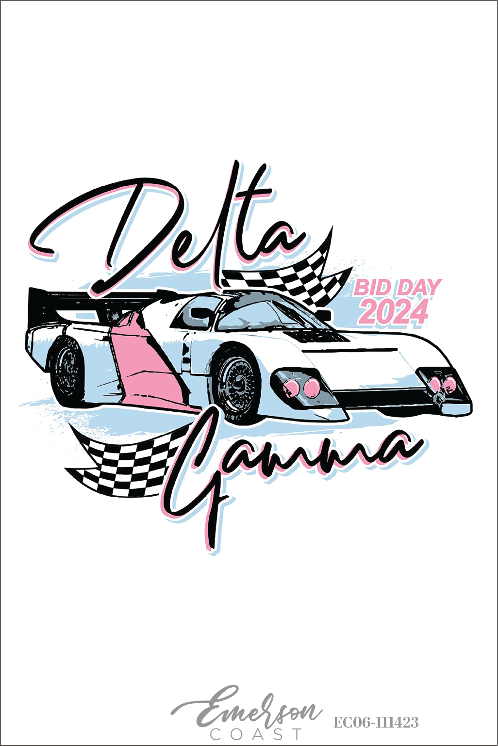 Delta Gamma Race Home Bid Day T-Shirt