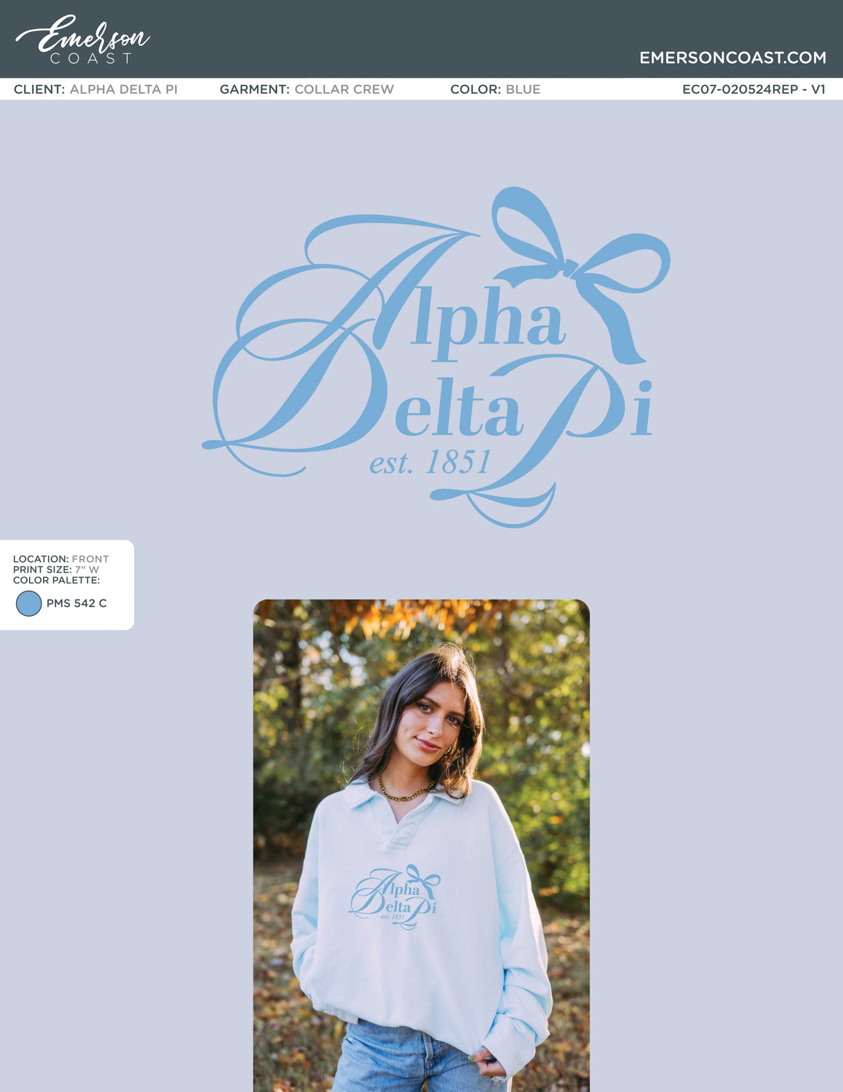 Tied Together With A Bow Bid Day Design